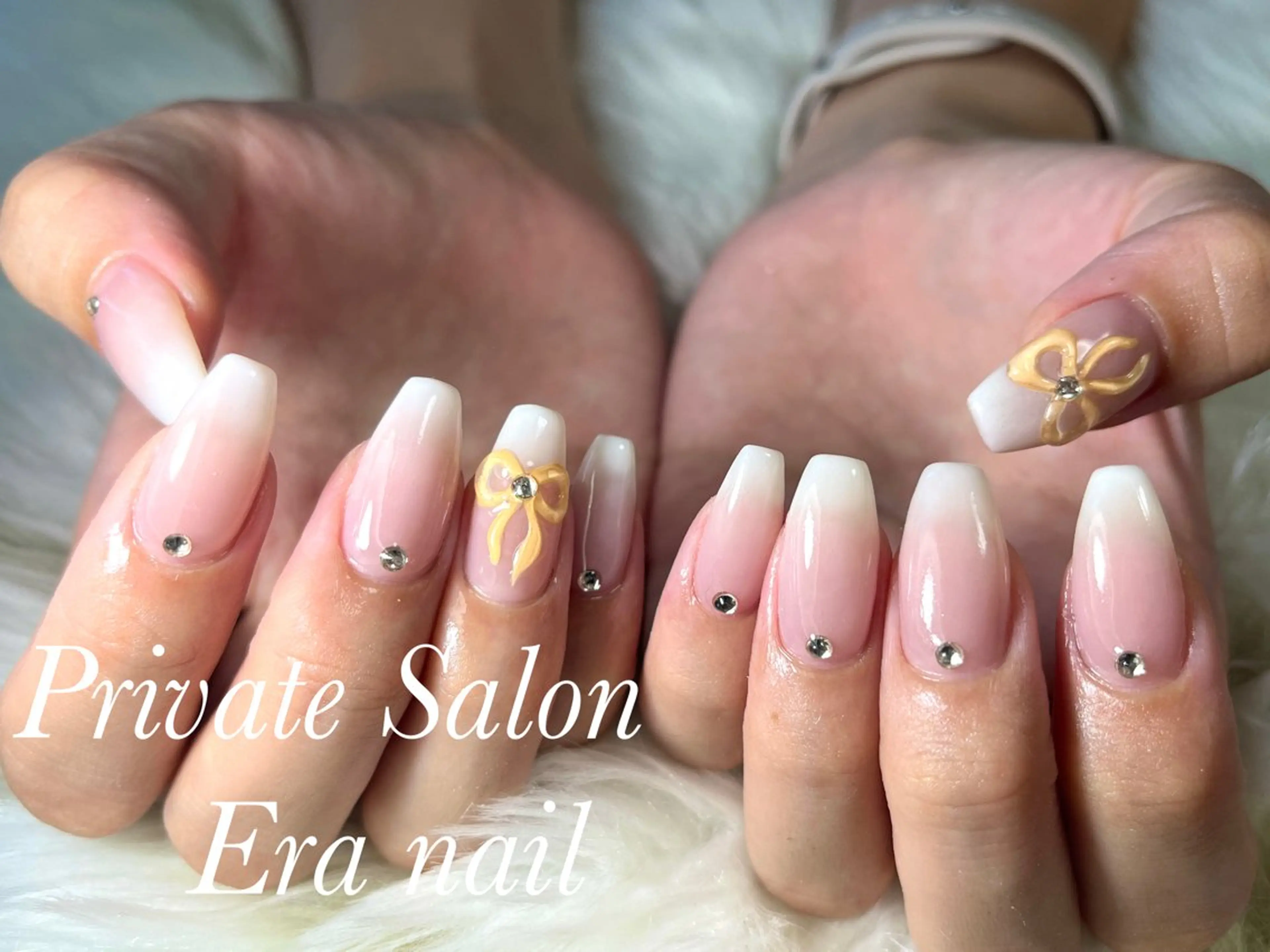 ネイル リボン Era nailのネイルデザイン