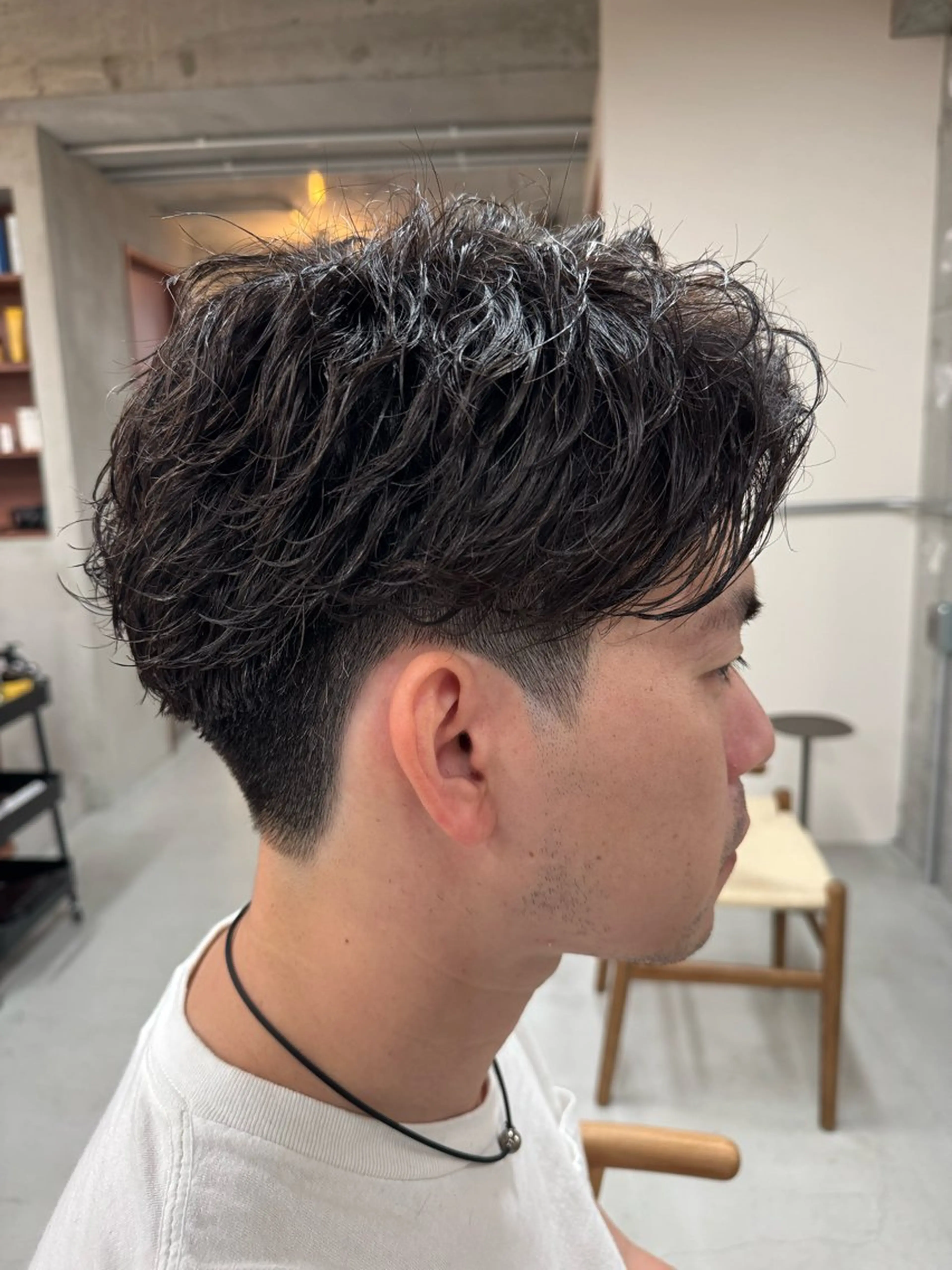 ショート パーマ メンズ 雪音/美髪縮毛矯正 /ニュアンスパーマのヘアスタイル