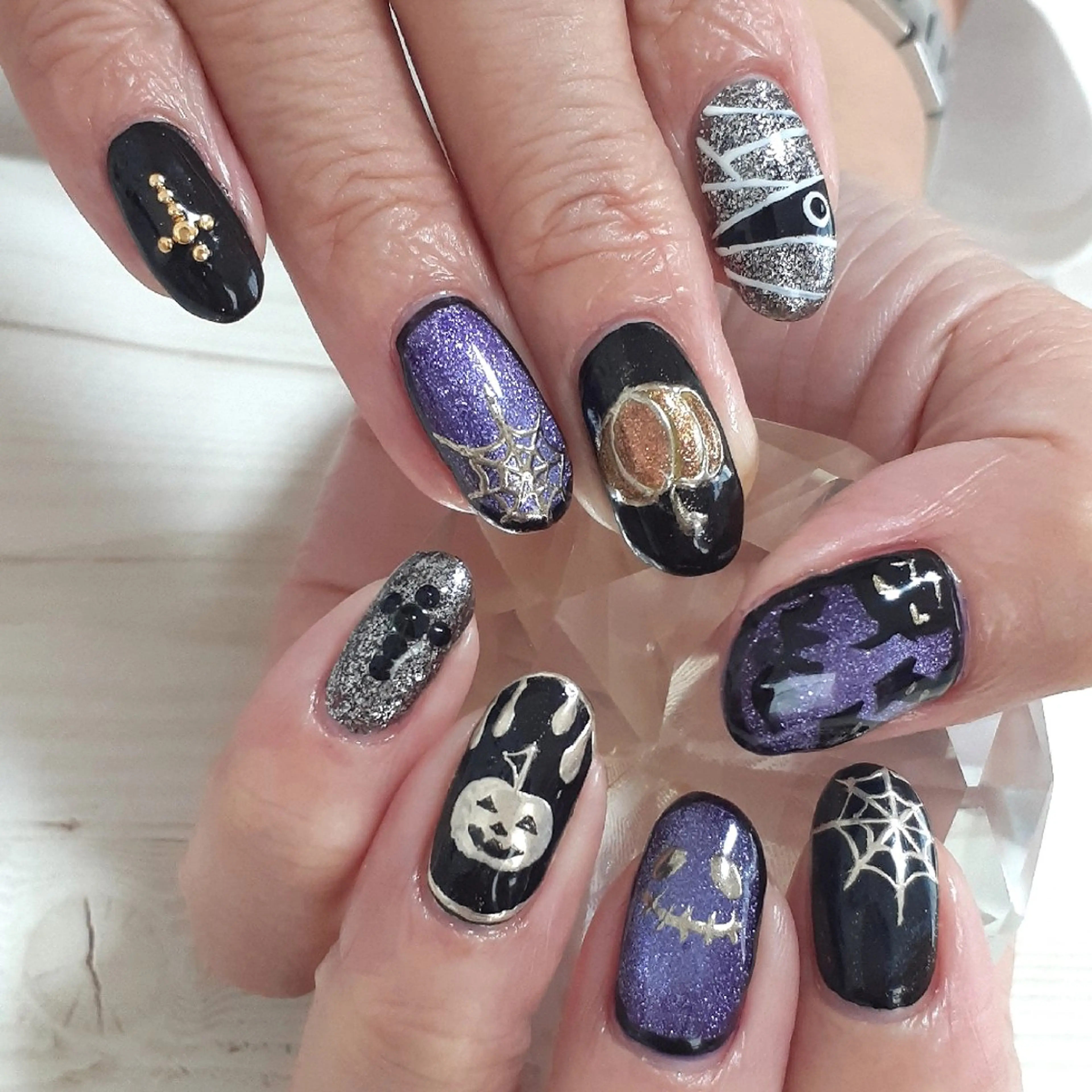 ネイル ハロウィン ハンドネイル 池元 真由美のネイルデザイン