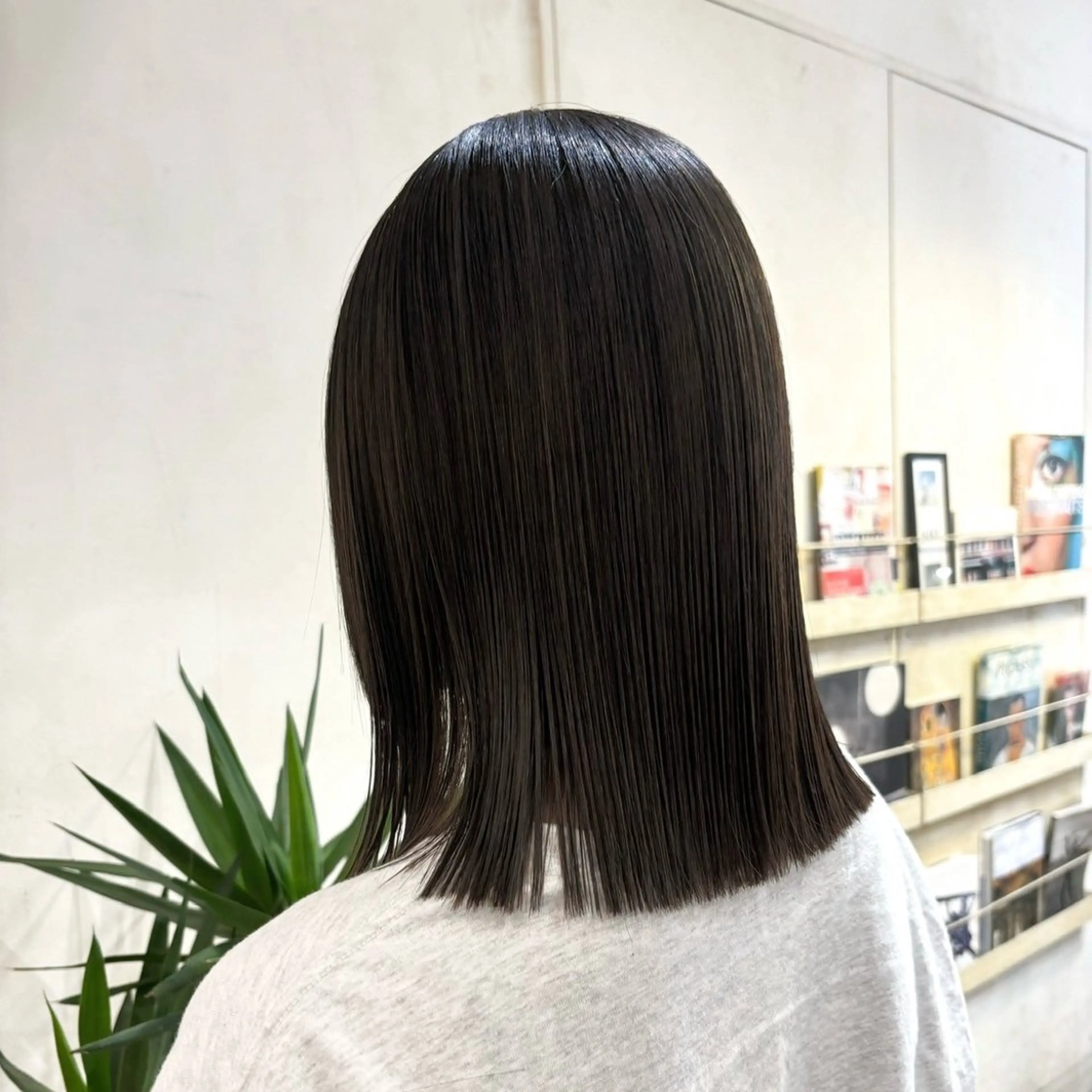 ミディアム 上野 峻典のヘアスタイル