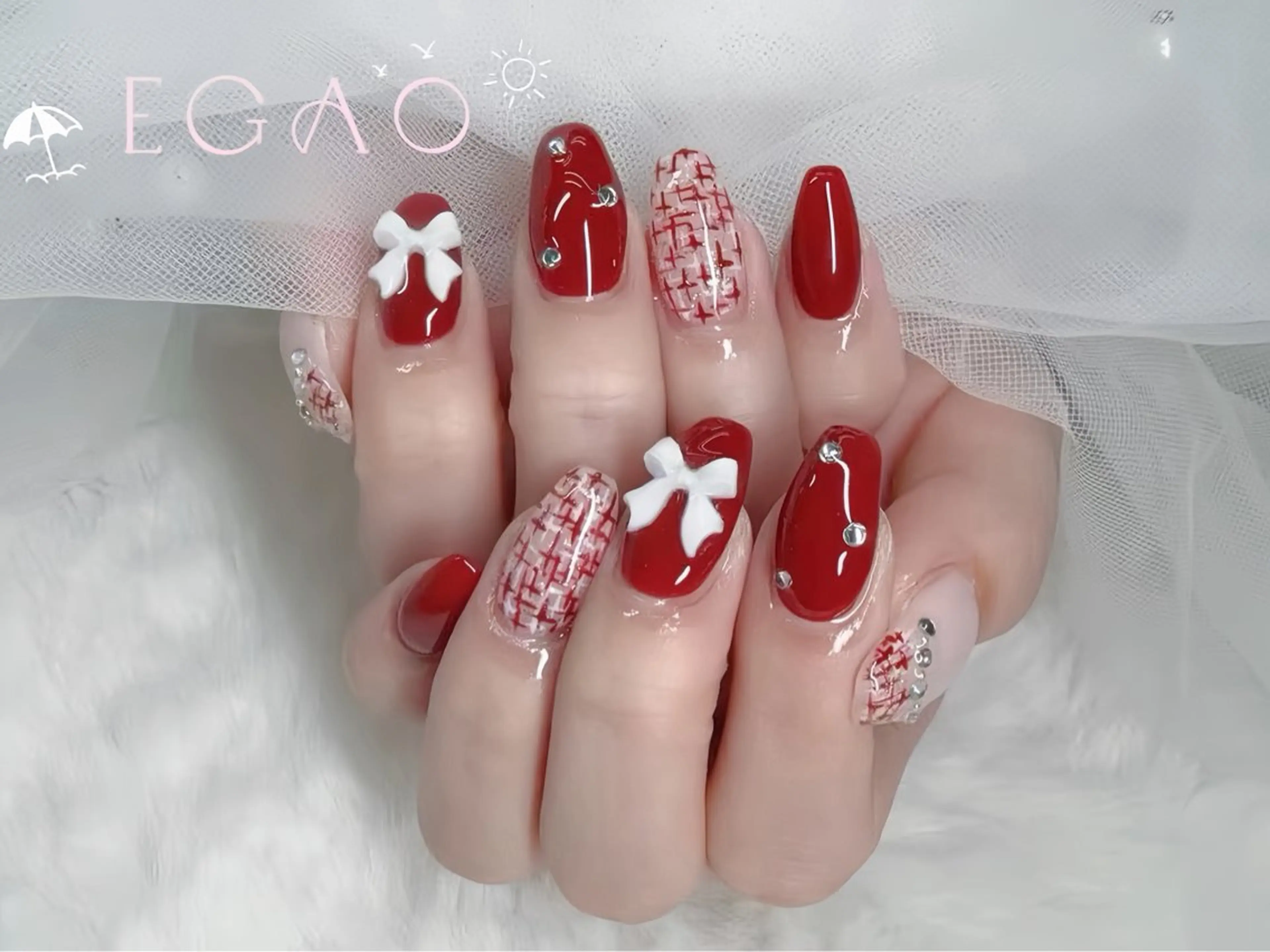 ネイル アートネイル フットネイル フレンチネイル ジェルネイル グラデーション ハンドネイル Egao Nail錦糸町店のネイルデザイン