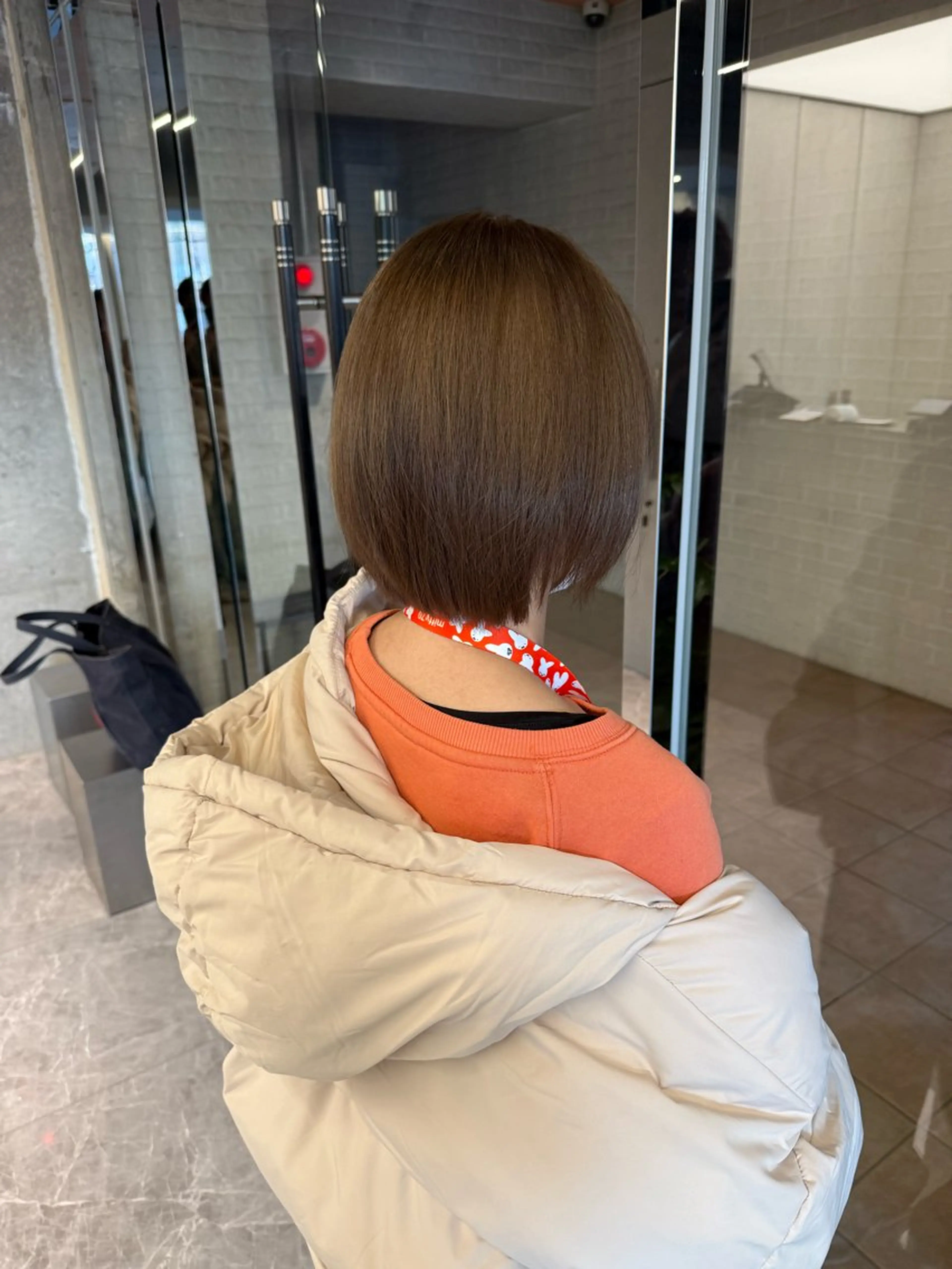 ショート カラー ヘアカラー トリートメント 【感動の艶髪💖】 溝の口/坂本柊星のヘアスタイル