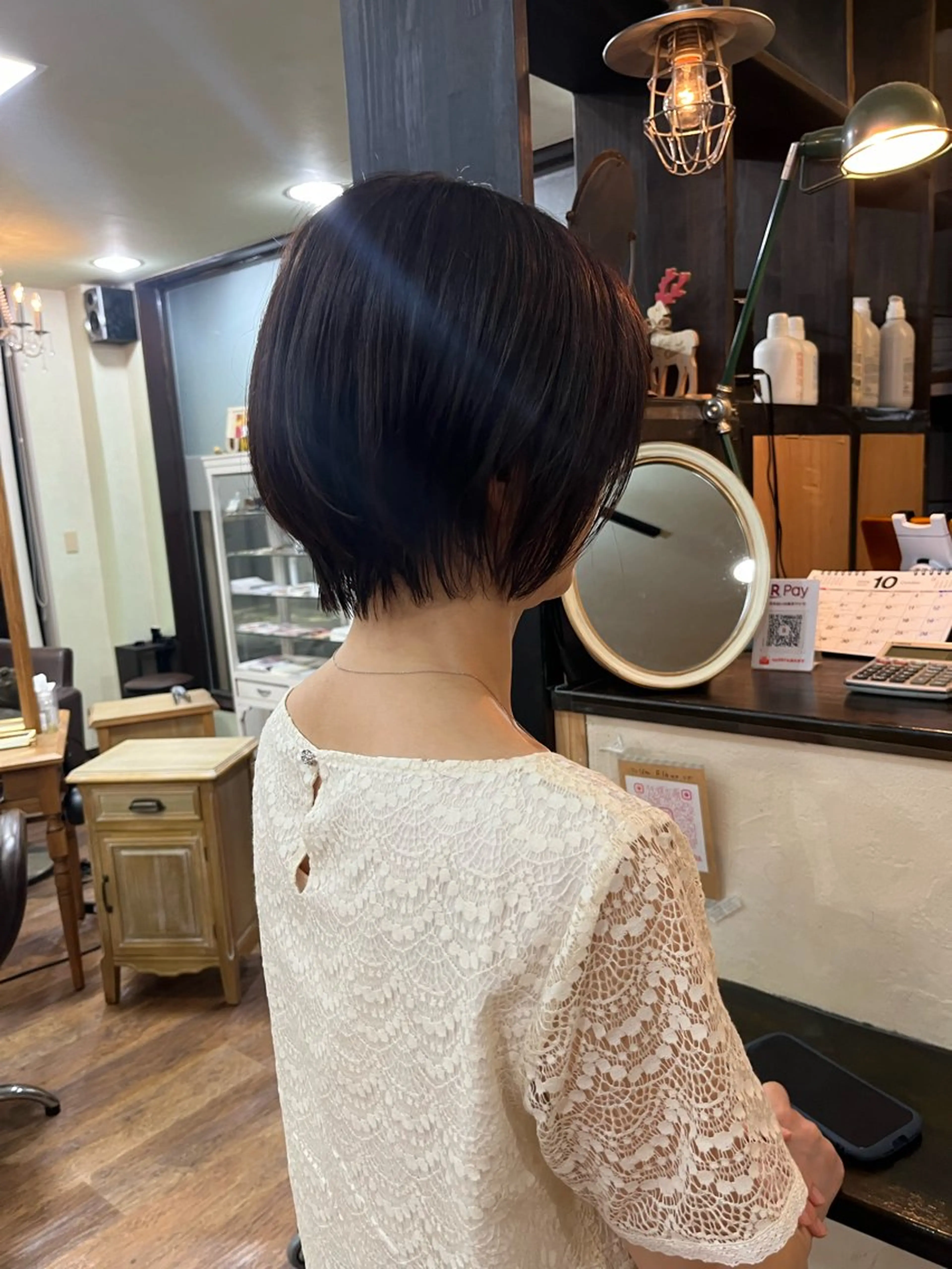 ショート Un Fleur所属・立野 希沙のヘアスタイル