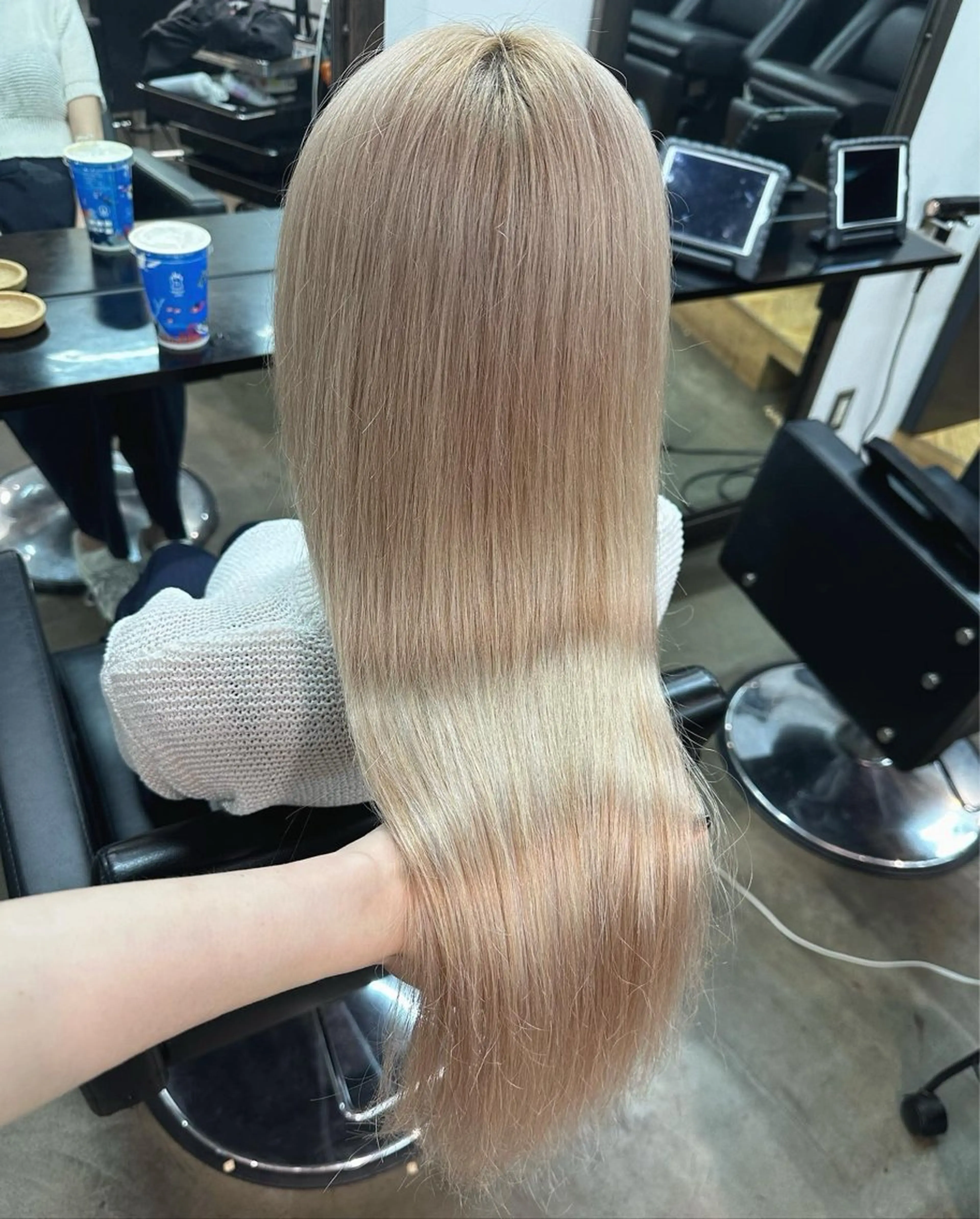 ロング ヘアカラー トリートメント エクステ 🫧シールエクステ/ 艶カラー🫧アサミ️のヘアスタイル