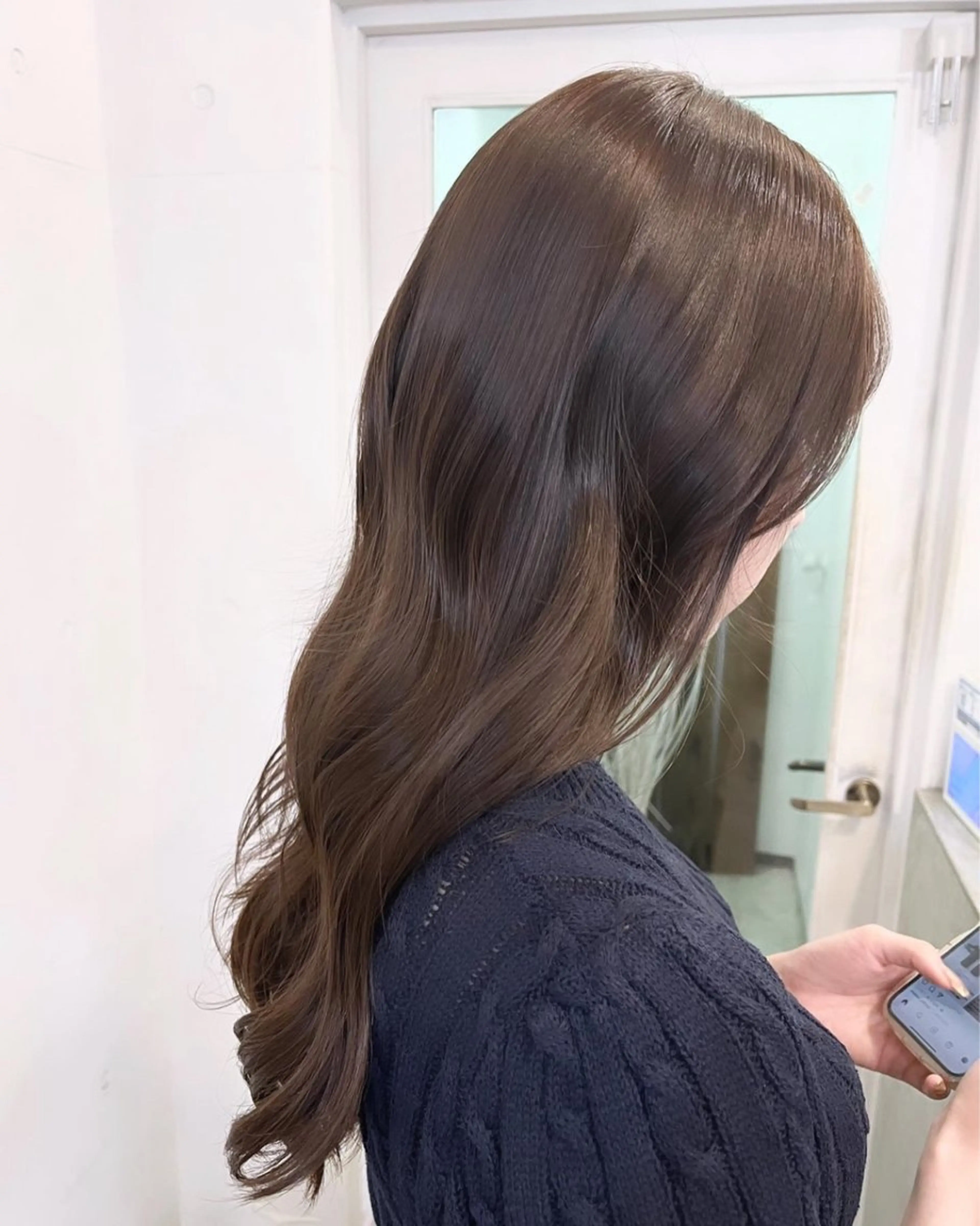 ロング カラー ヘアアレンジ ベージュカラー ブラウンカラー hazuki🐈‍⬛ 透明感カラーのヘアスタイル