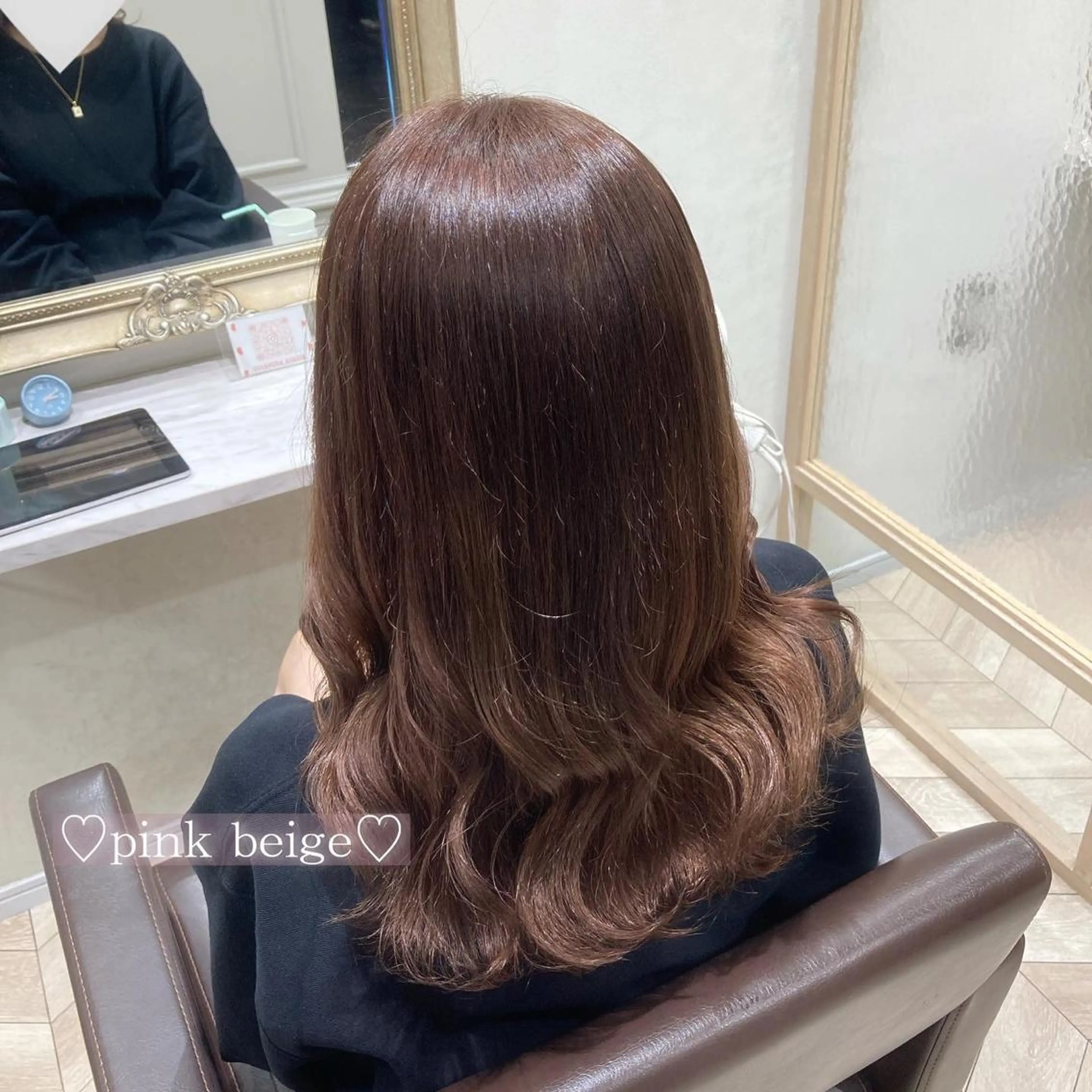 セミロング カラー 菅村 緋莉🎀ガーリーヘアのヘアスタイル