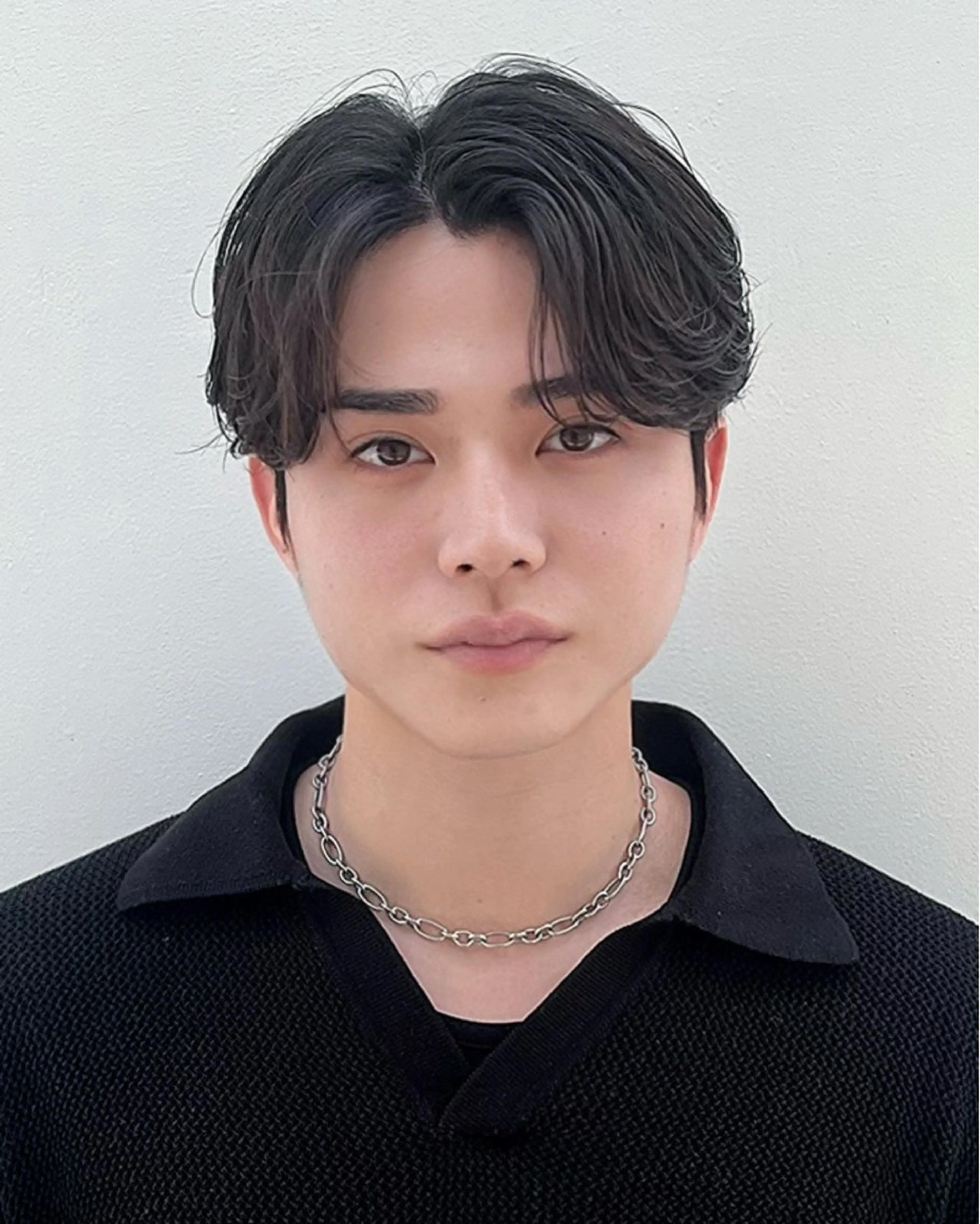 メンズ センターパート メンズパーマ カット パーマ 花澤 孝太/メンズヘアのヘアスタイル