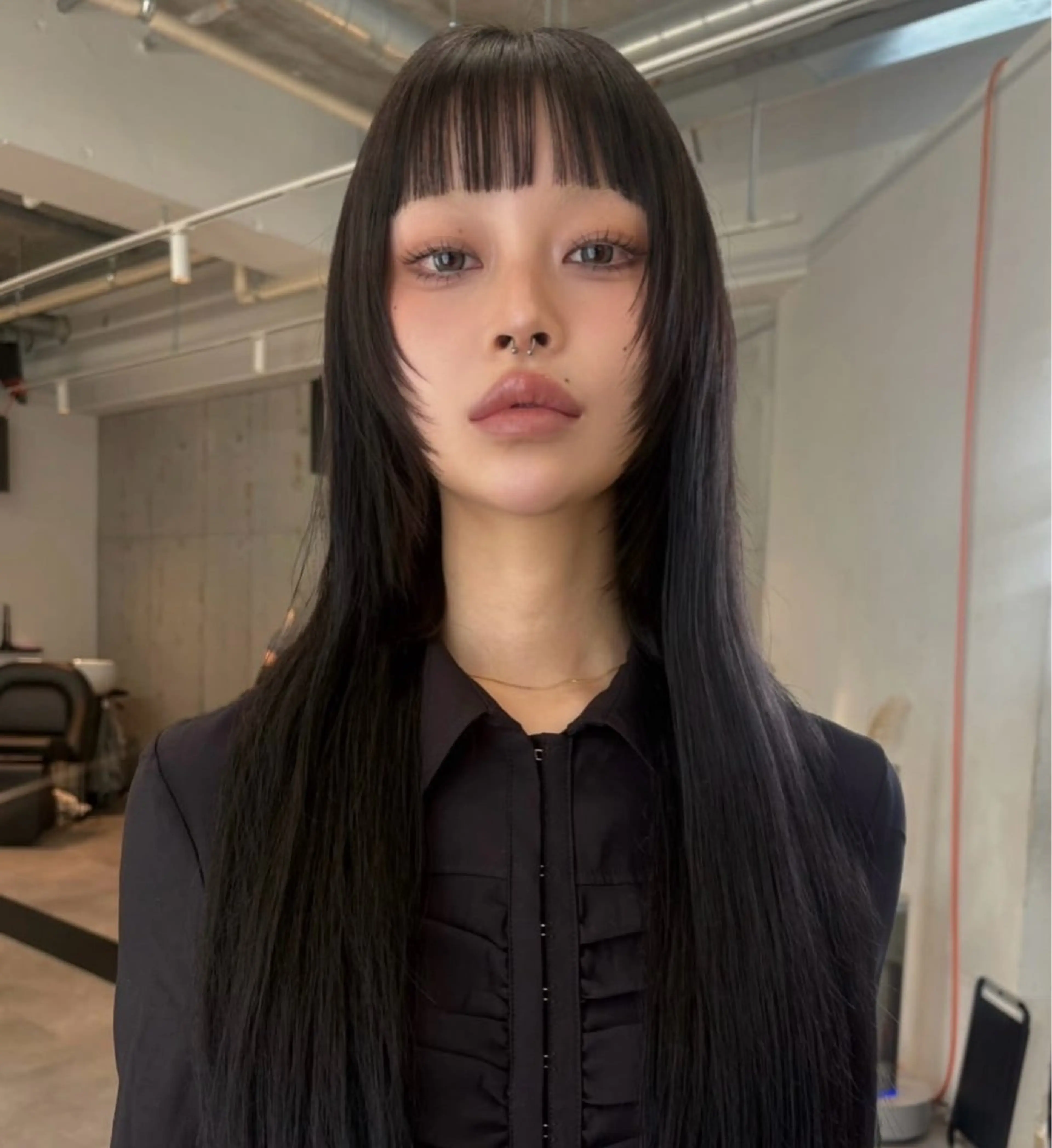 ロング morita yunaのヘアスタイル