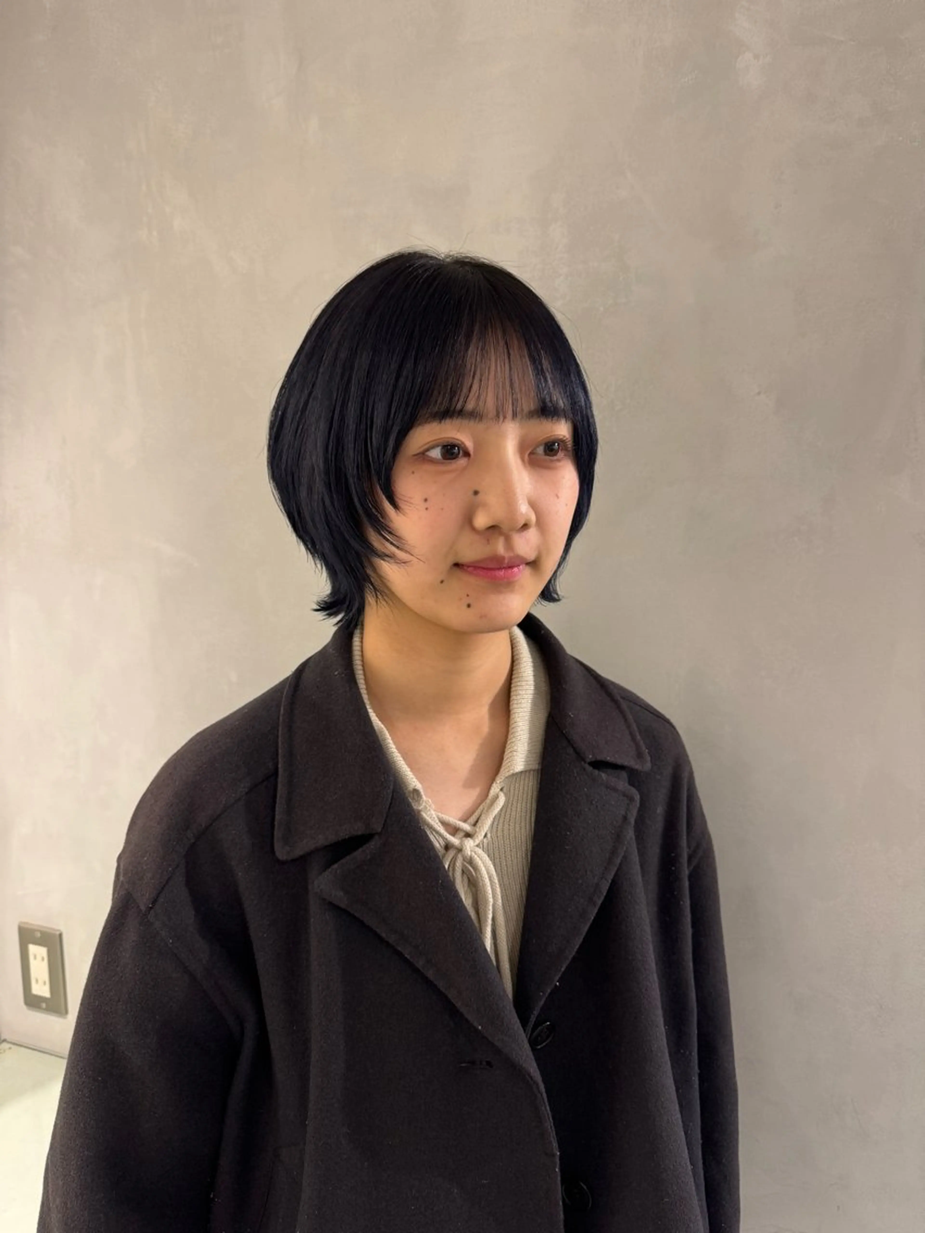 セミロング カット ヘアカラー トリートメント 顔周りcut・ご相談 ＝新宿しずく🇰🇷のヘアスタイル