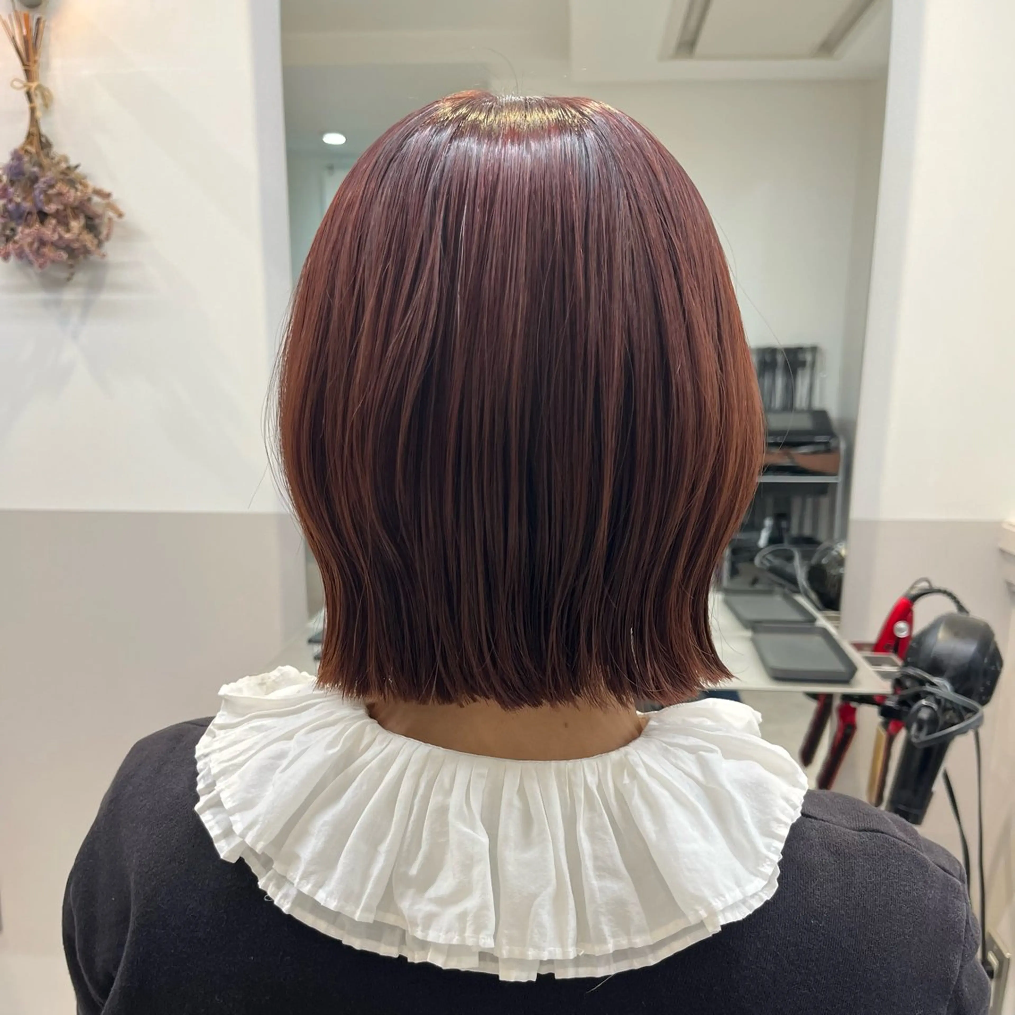 ショート ボブ 外ハネヘア マミ☁️ヘアセット /お呼ばれヘア/銀座のヘアスタイル