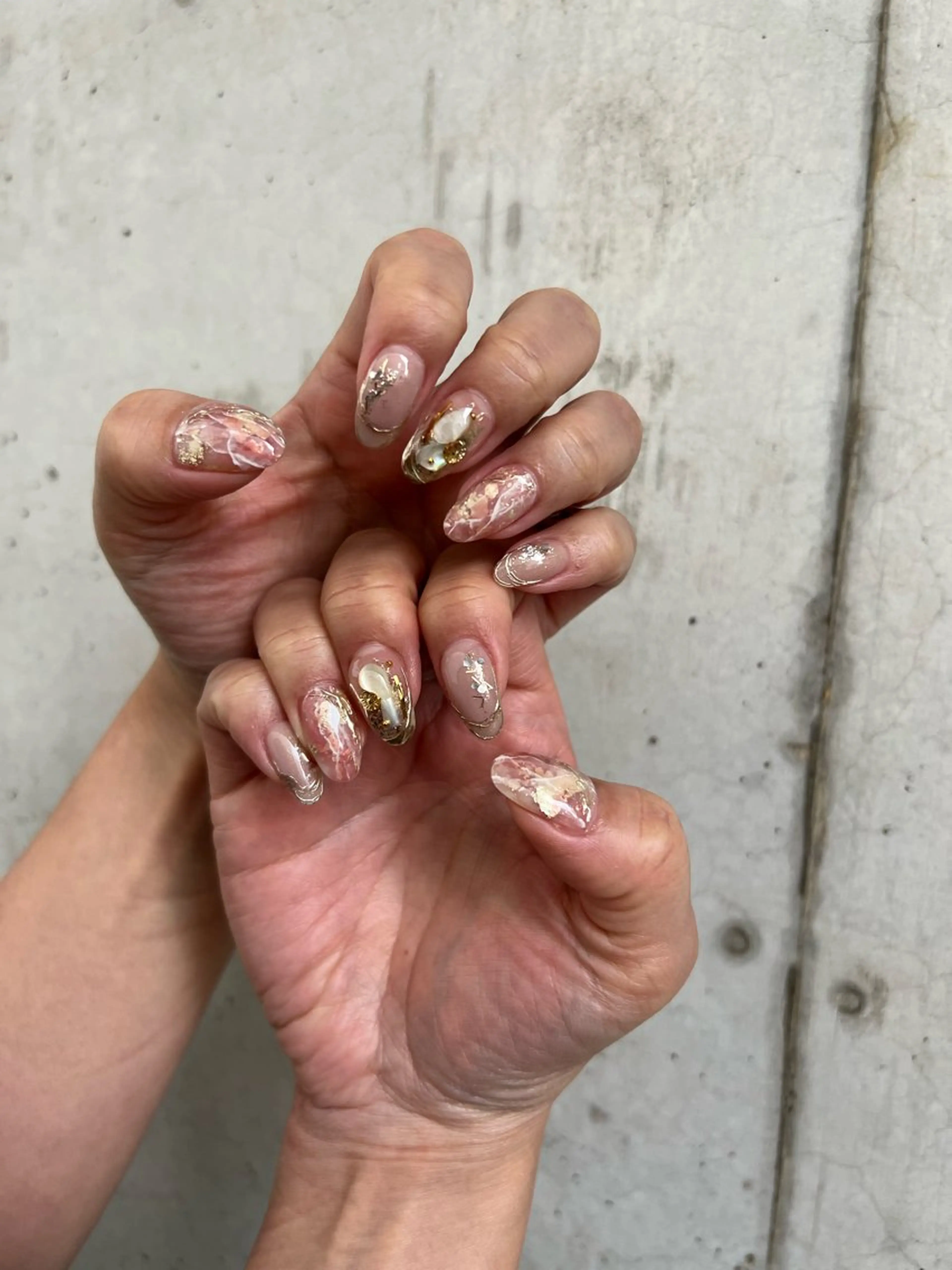 ネイル 持ち込み ニュアンスネイル Charme. NOBUKOのネイルデザイン