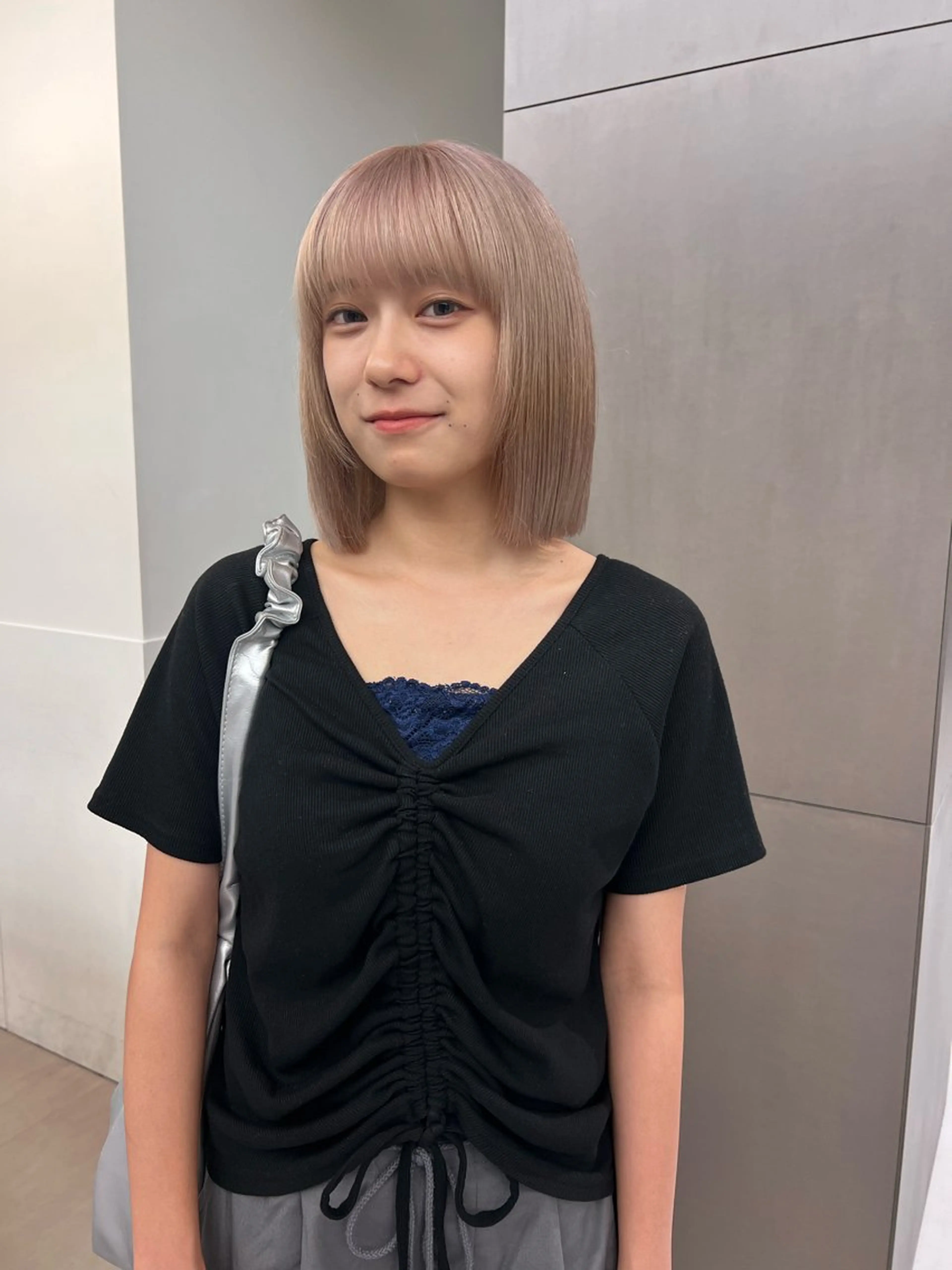 ショート カラー 透けるカラー🫧 Memi🎀のヘアスタイル