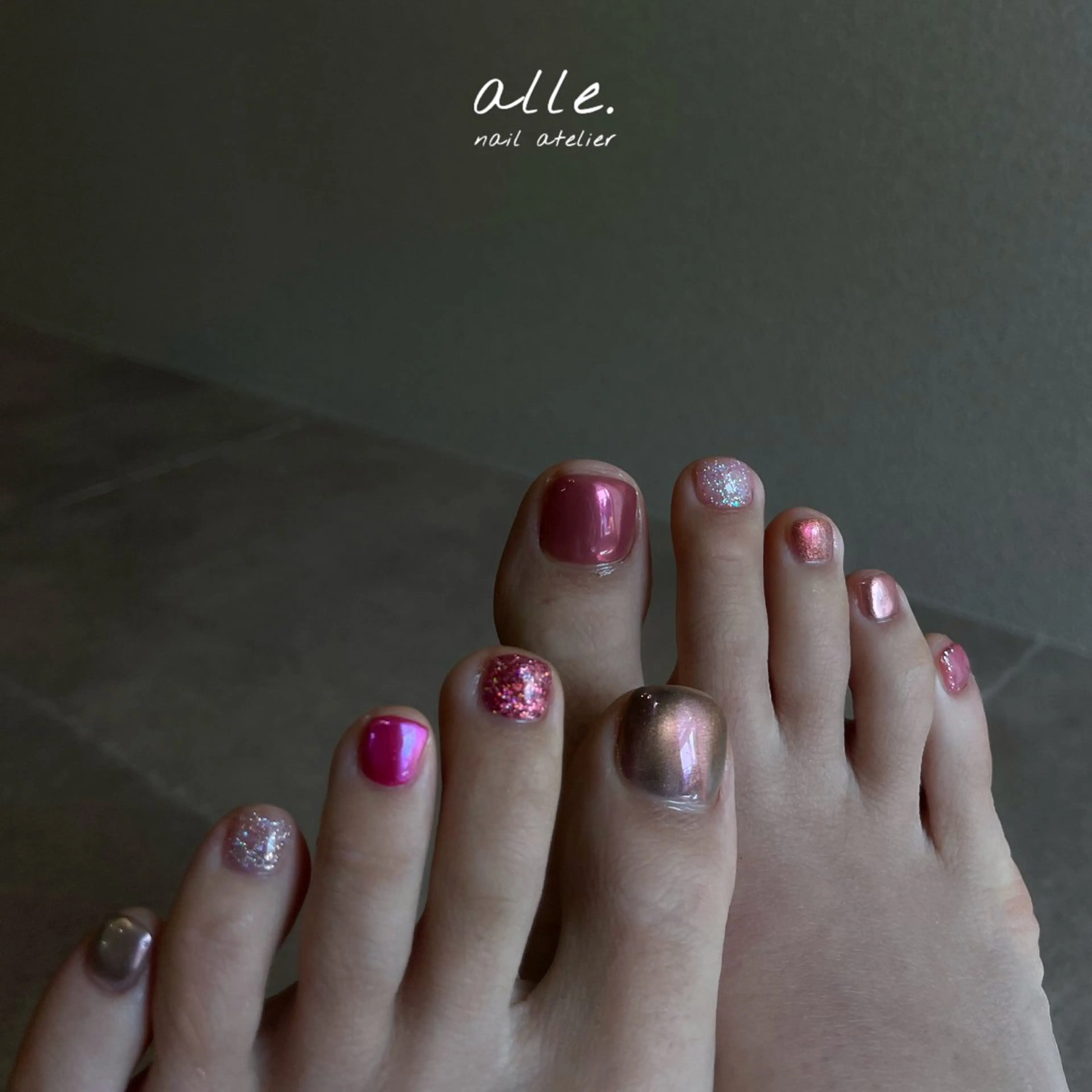 ネイル フットネイル atelier alle.のネイルデザイン