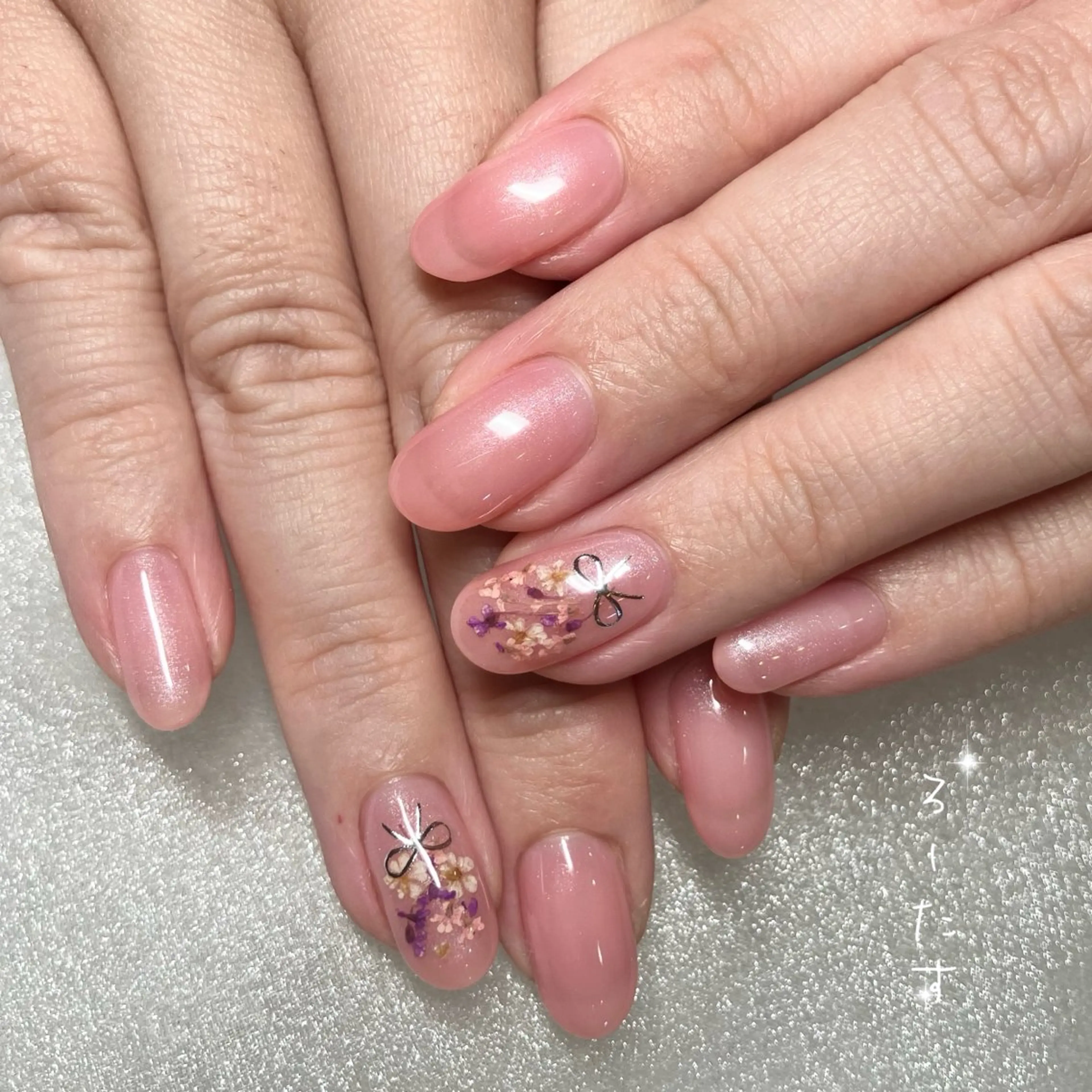 ネイル ワンカラーネイル ハンドネイル マオジェル導入サロン ♡ろーたすのネイルデザイン