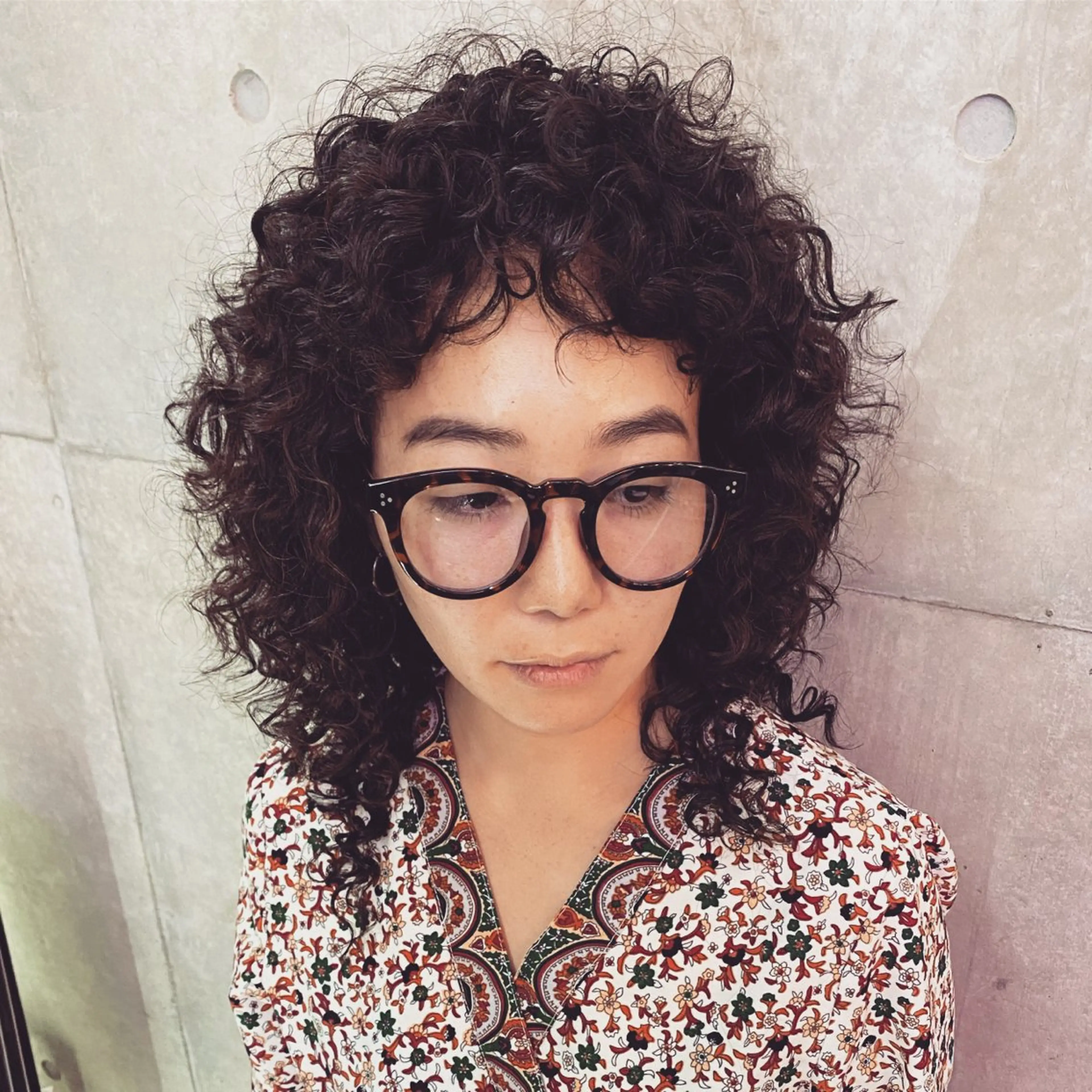 ロング パーマ ヘアアレンジ メンズ キッズ 中元 淳のヘアスタイル