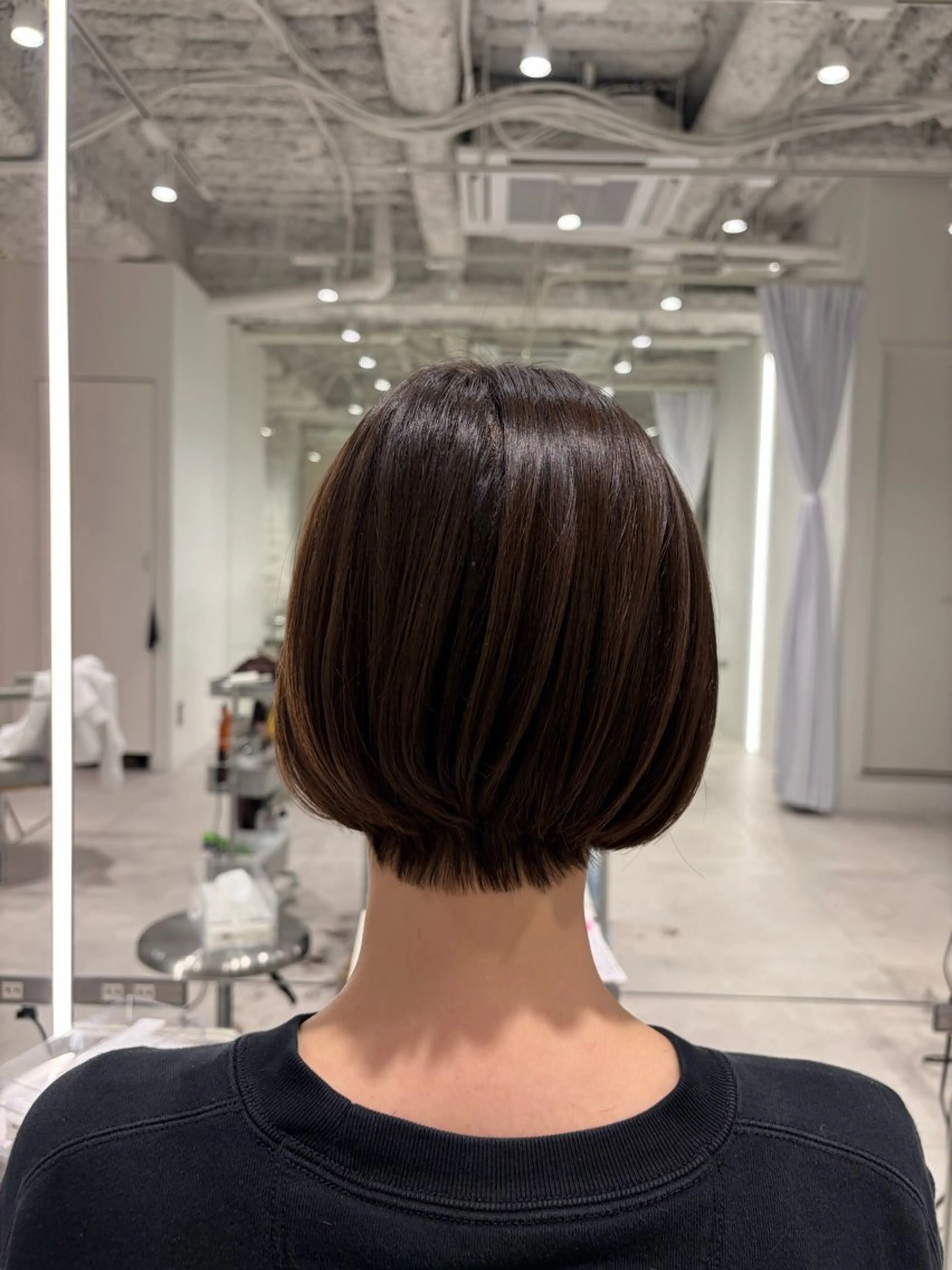 ショート ショートボブ ボブ ショートヘア レイヤー♡ 石川優奈のヘアスタイル