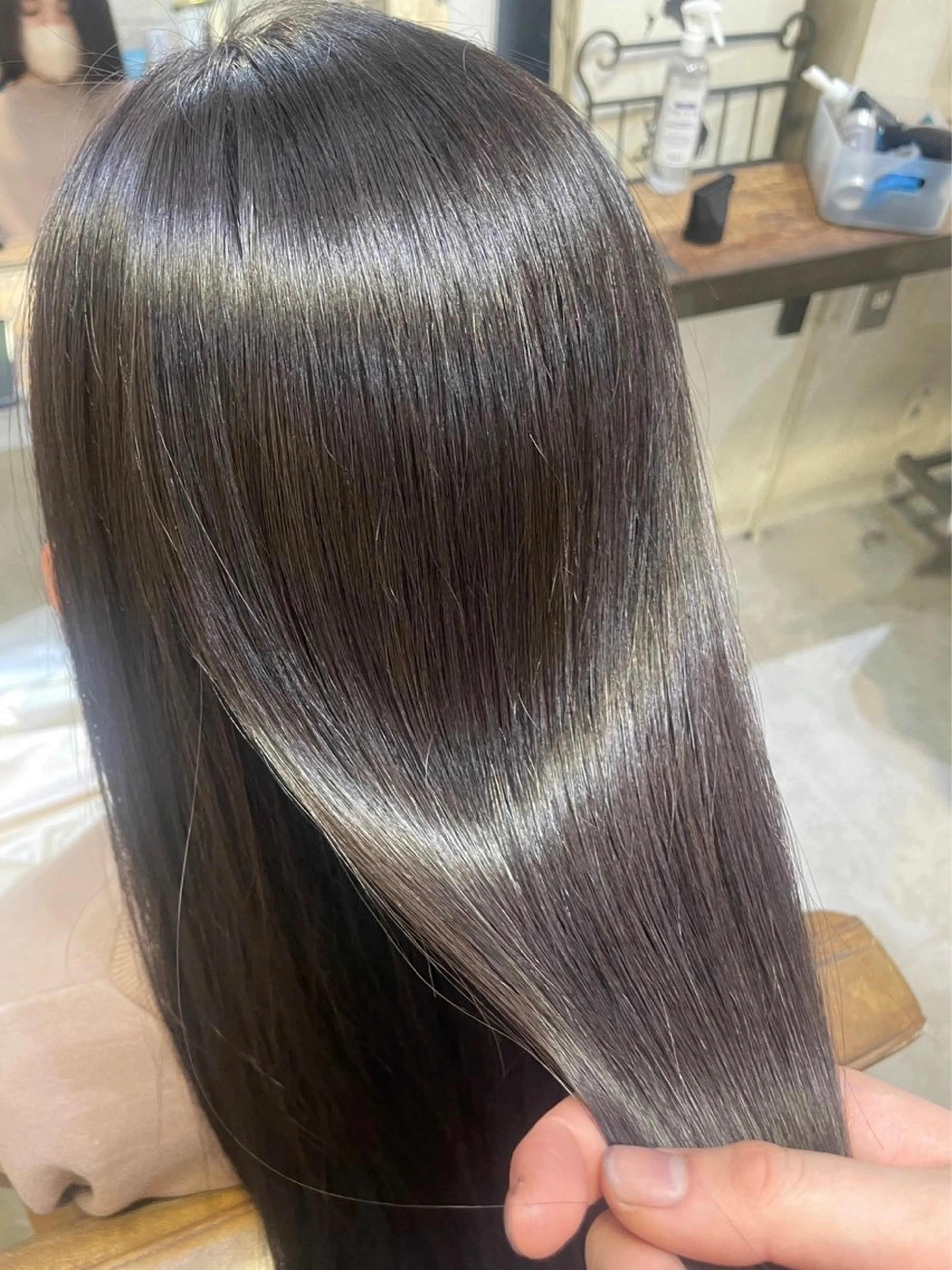 【💫minimo限定💫】プラチナ縮毛矯正の写真