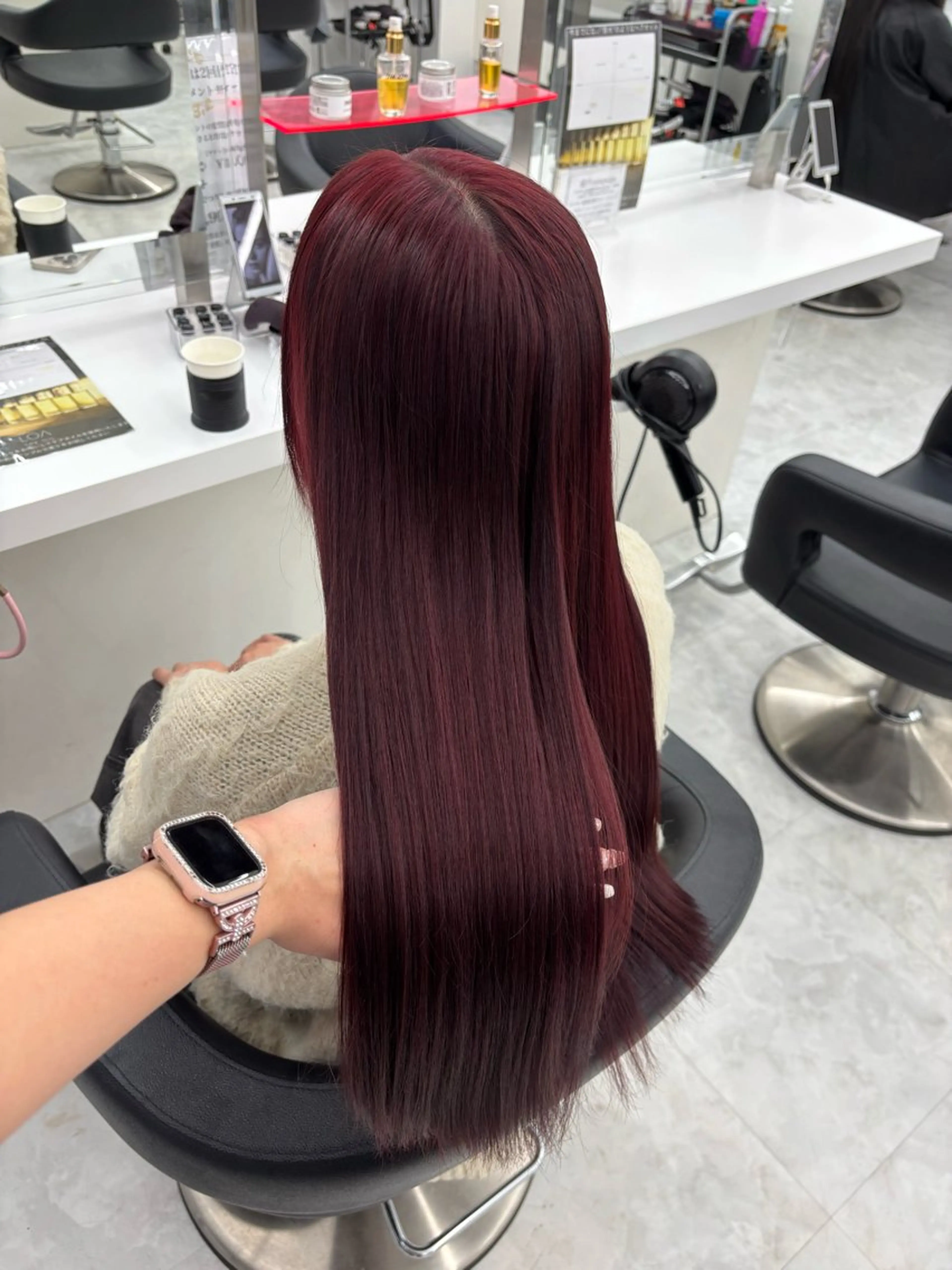 カラー かわいい艶髪🤍 れいな🤍のヘアスタイル