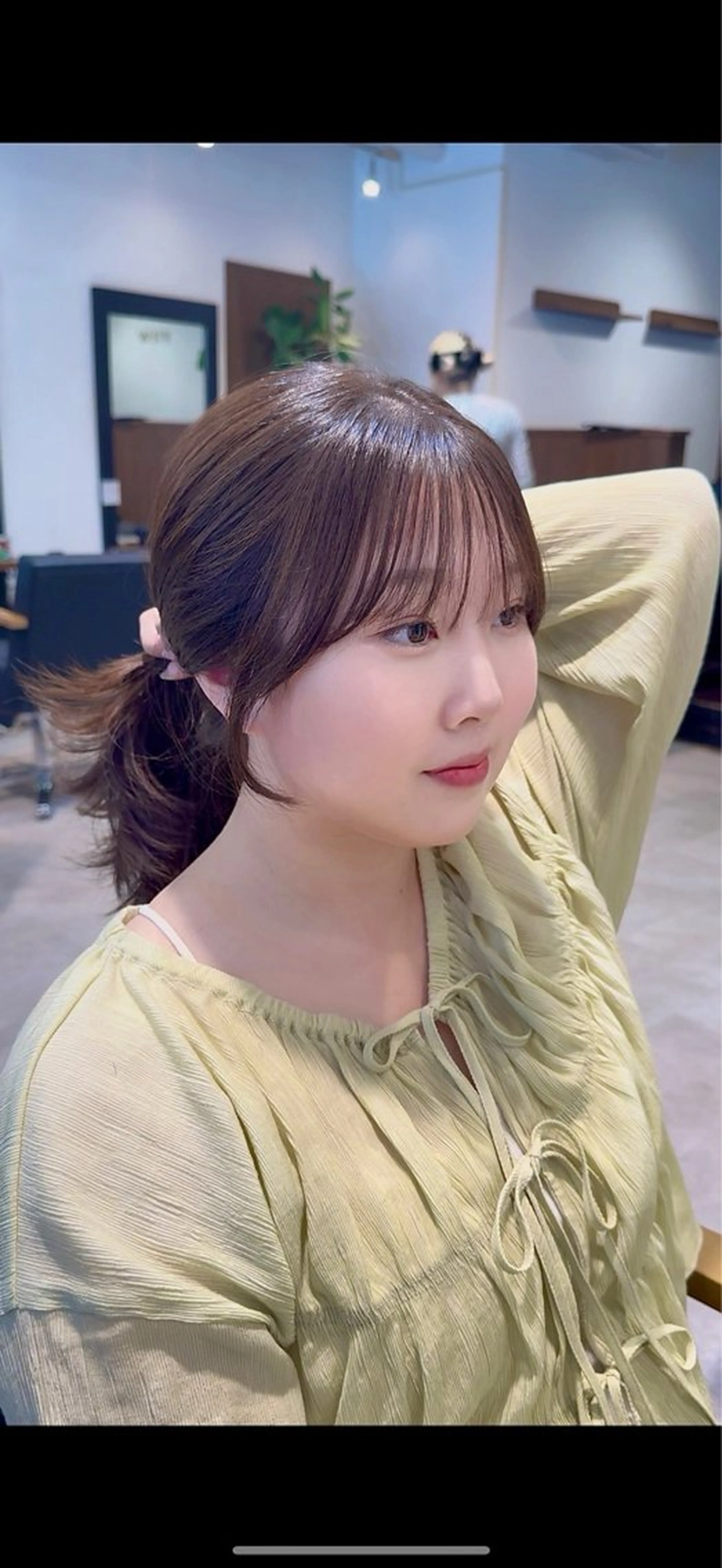 顔周り縮毛矯正【リペアトリートメント付】税込5000円⌇全体のダメージが気になるかたお顔周りのみの縮毛矯正になります🪄の写真