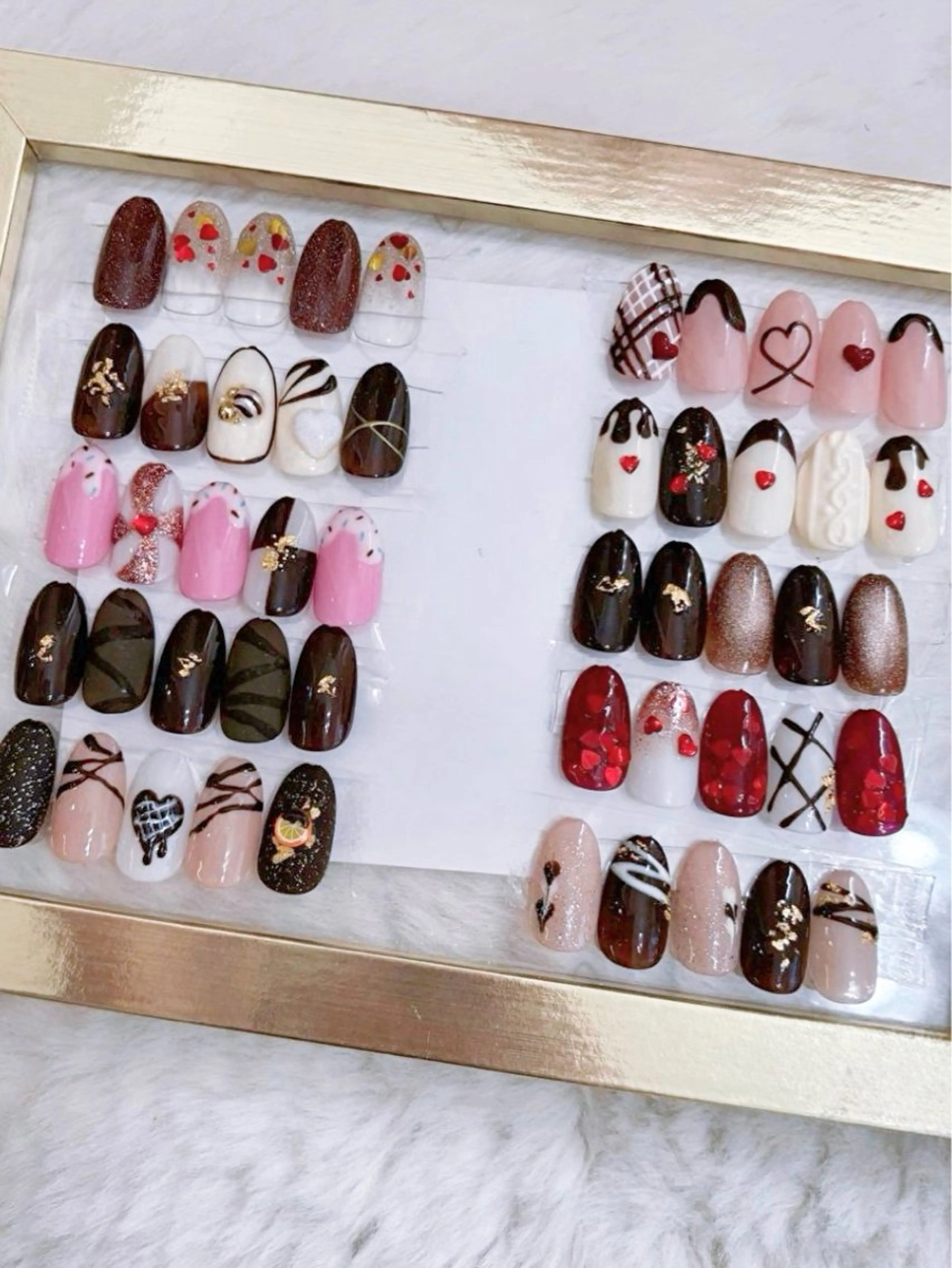 ネイル バレンタイン nailsalon Questのネイルデザイン