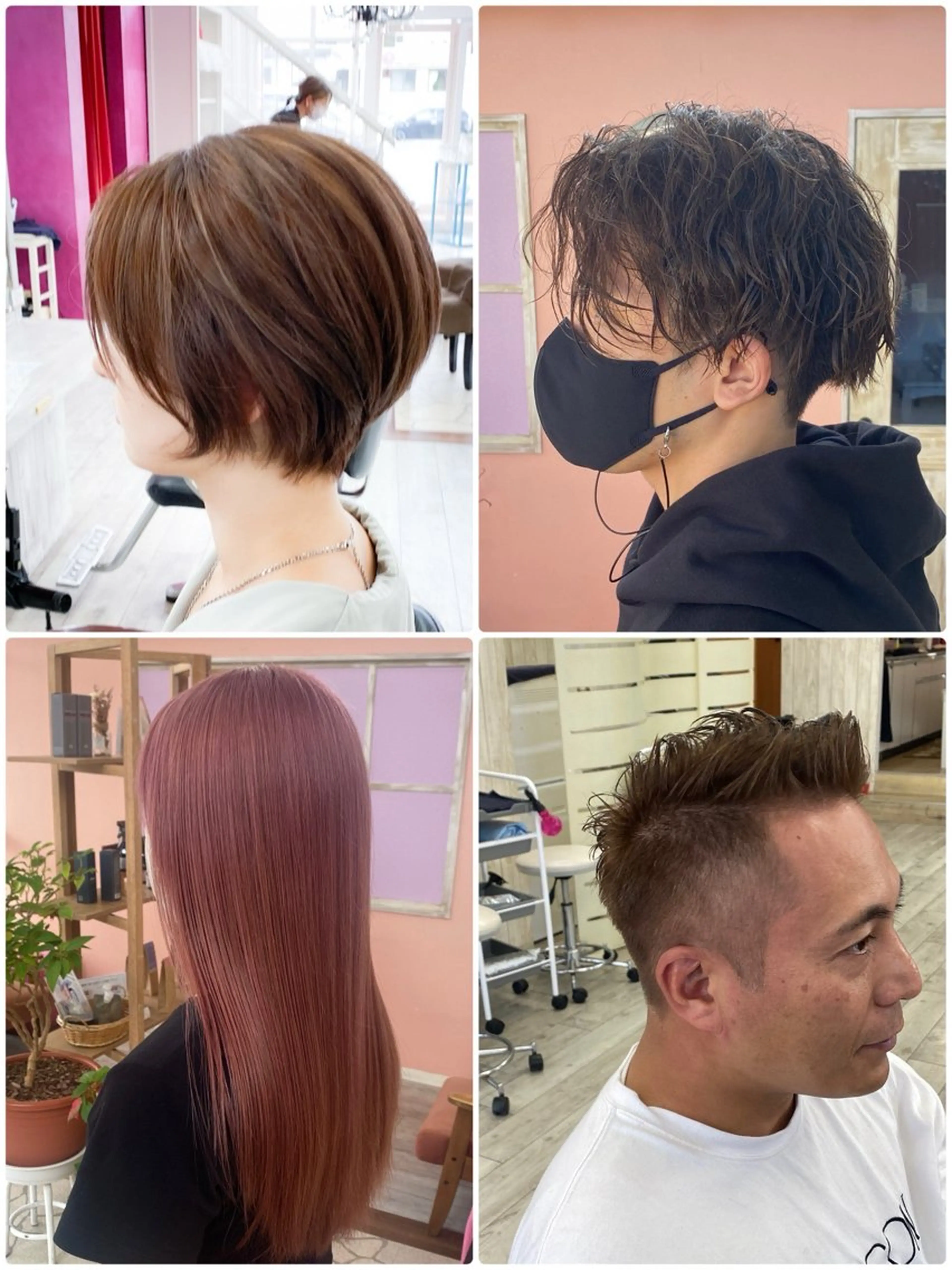 カラー パーマ 佐藤 萌世のヘアスタイル