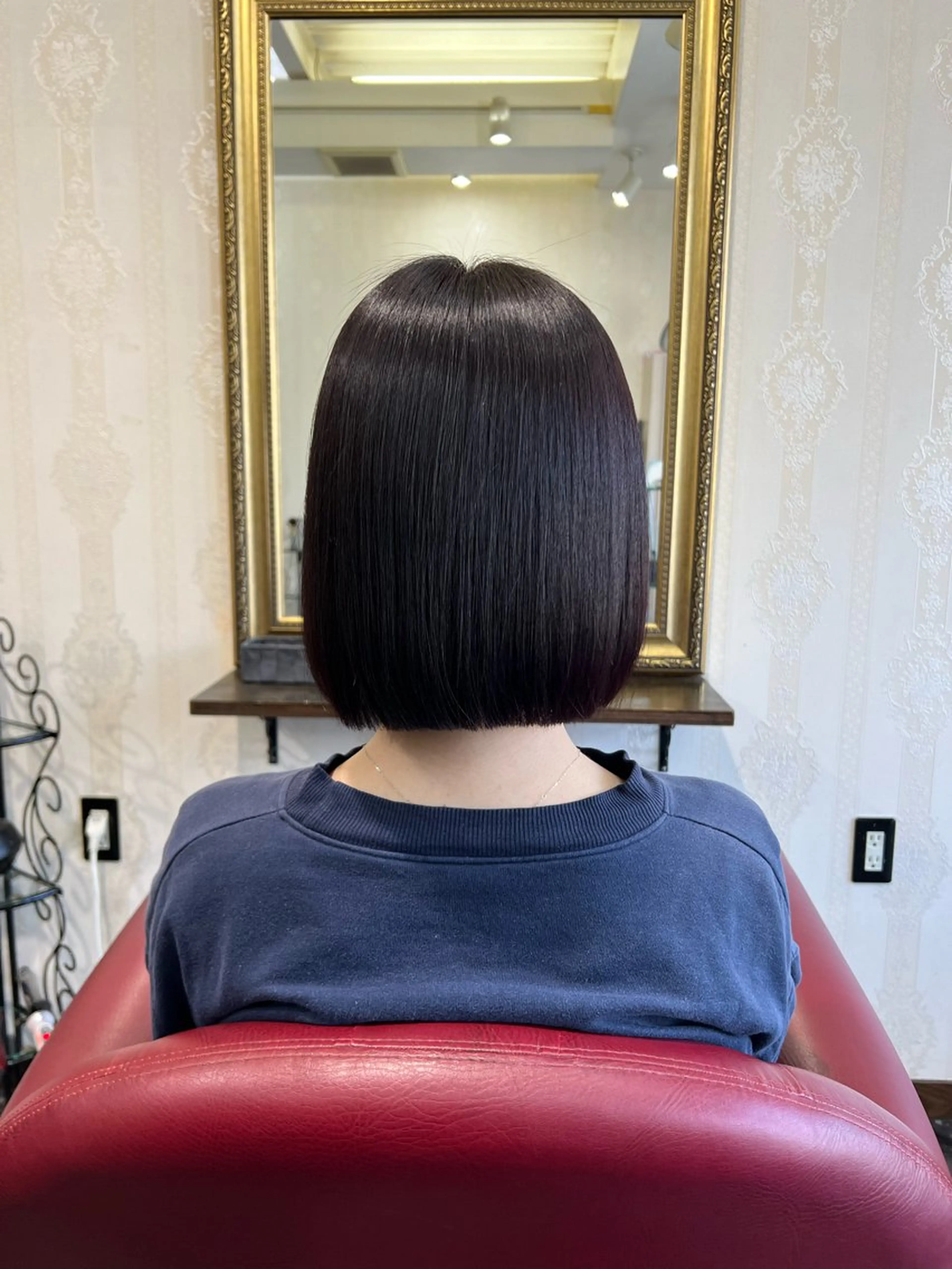 ショート ボブ 髪質改善 縮毛矯正 トリートメント スーパーロング育成 💖田所のヘアスタイル