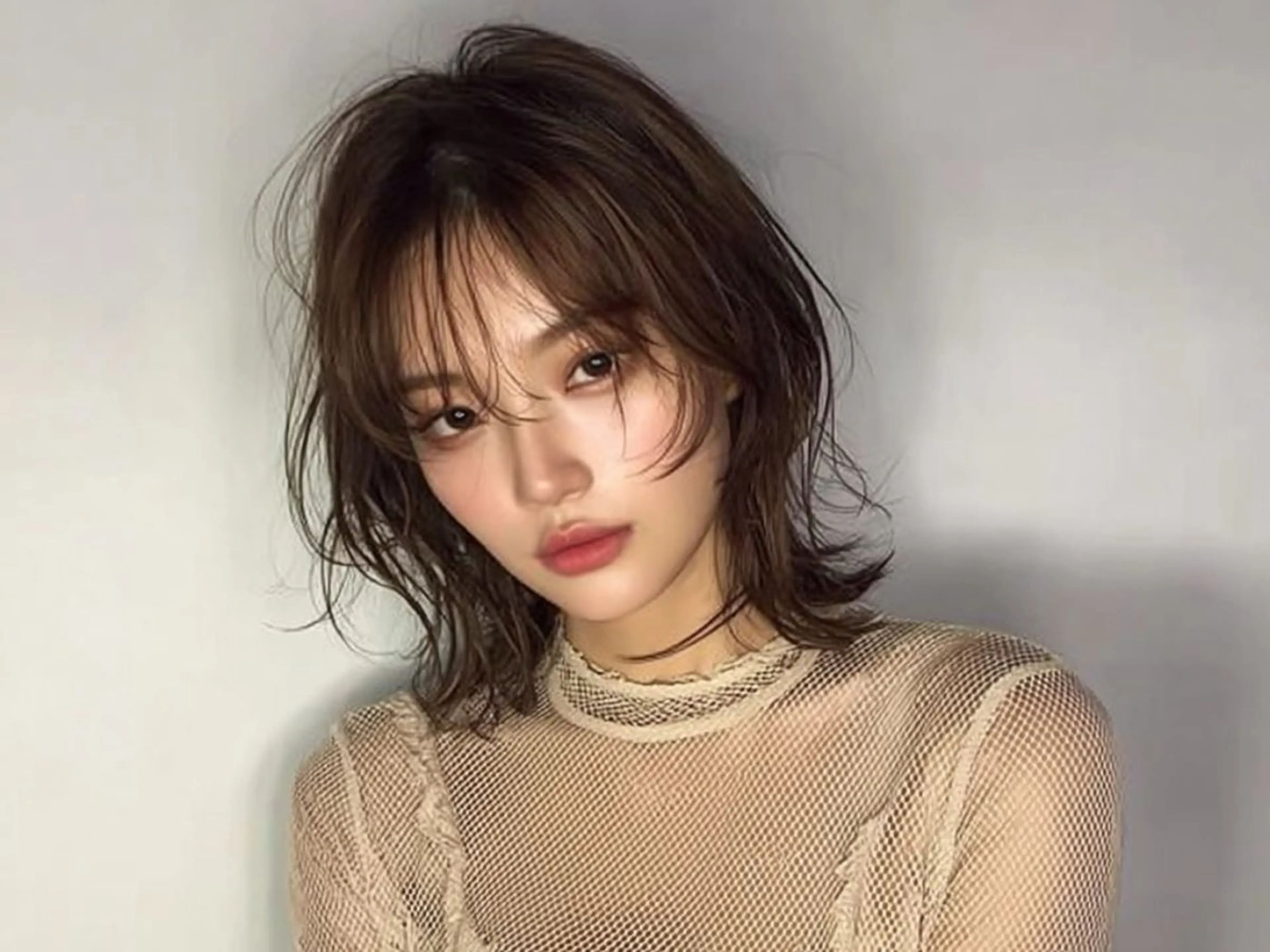 ミディアム カラー カット ヘアカラー 🎀Maho🎀ボブ × 髪質改善のヘアスタイル