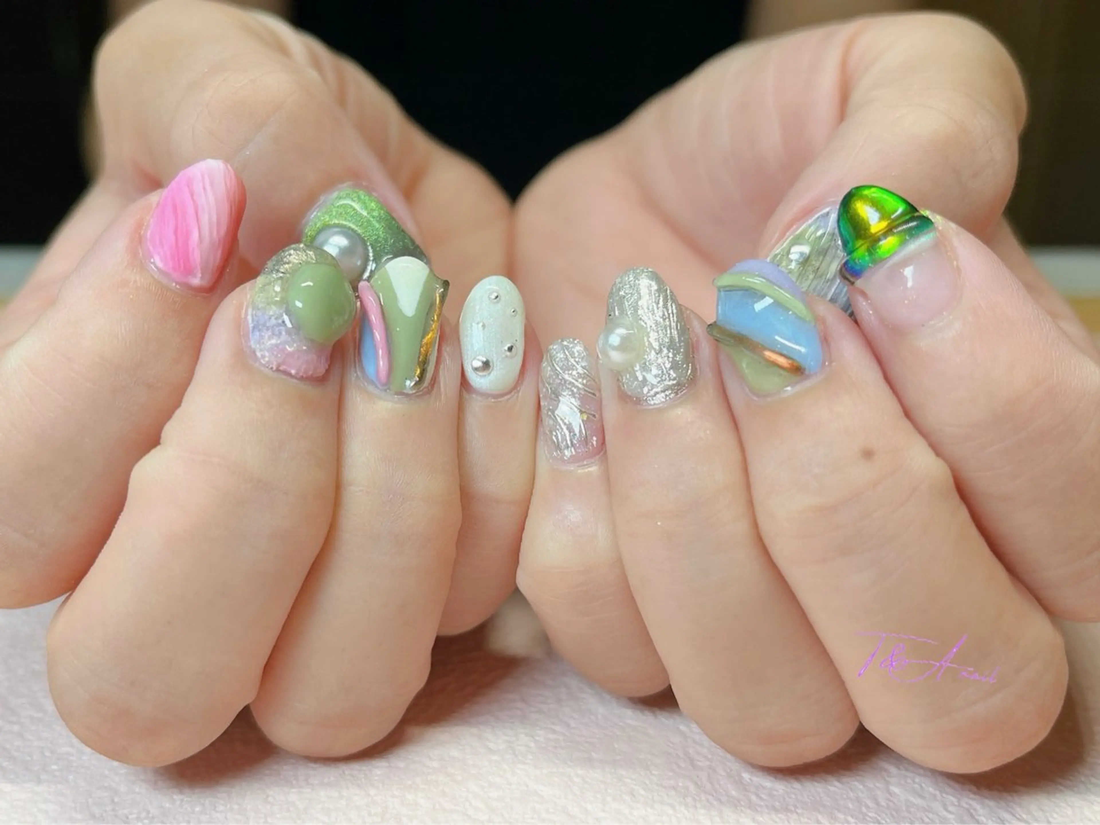 ネイル ジェルネイル ニュアンスネイル スカルプネイル ハンドネイル T&A nailのネイルデザイン