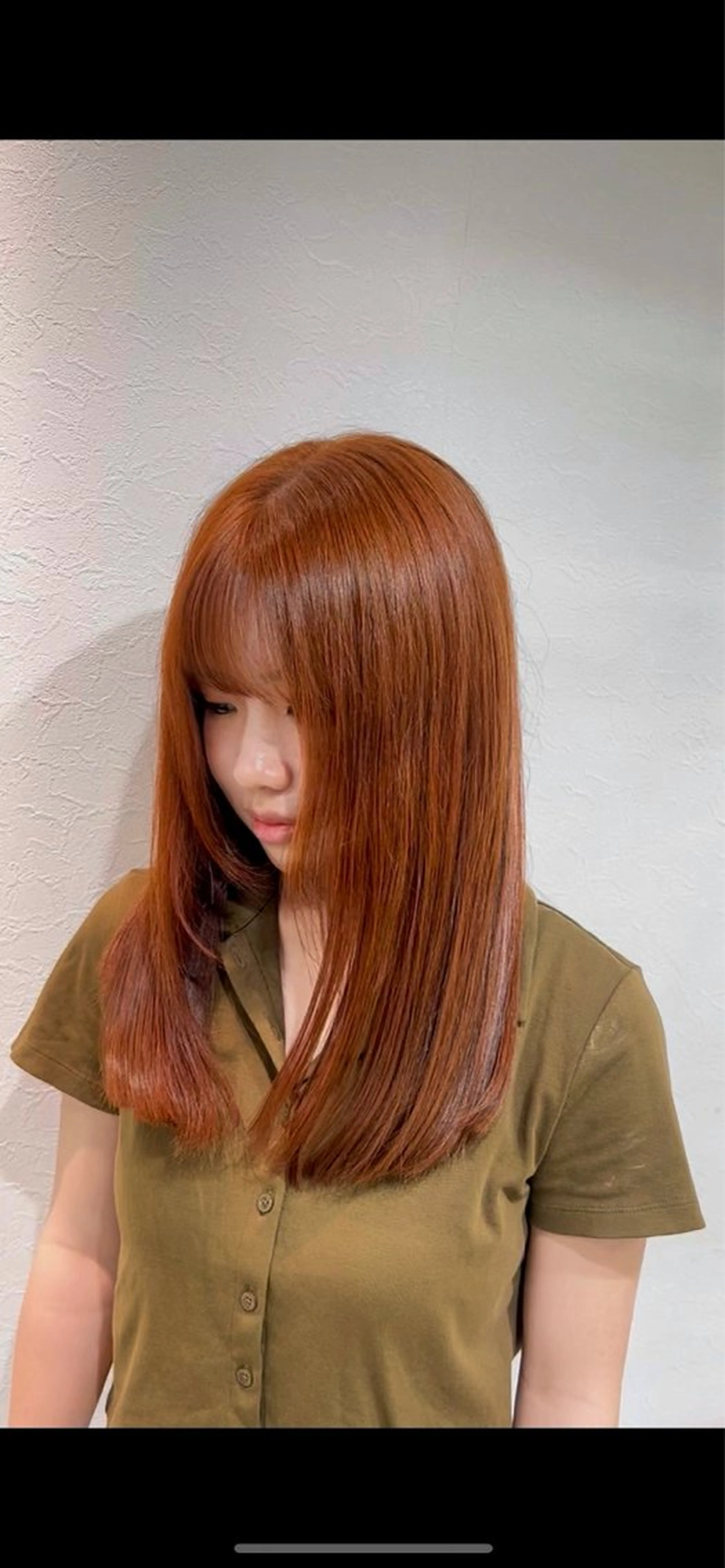 ロング 縮毛矯正/ブリーチ 無しWカラーのヘアスタイル