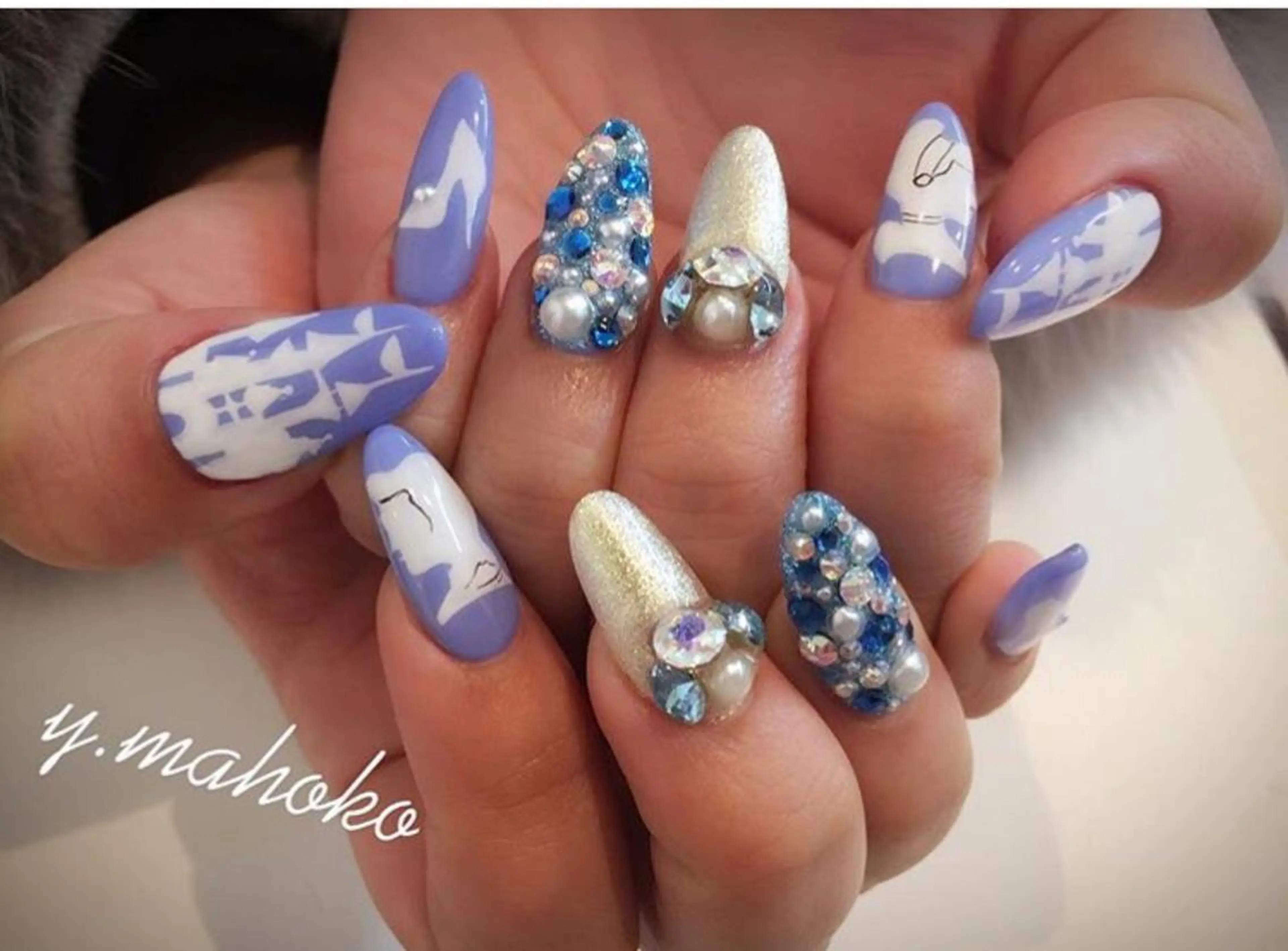 ネイル She nail studio 原宿所属・パラジェル有/ スカルプ/mahoのネイルデザイン