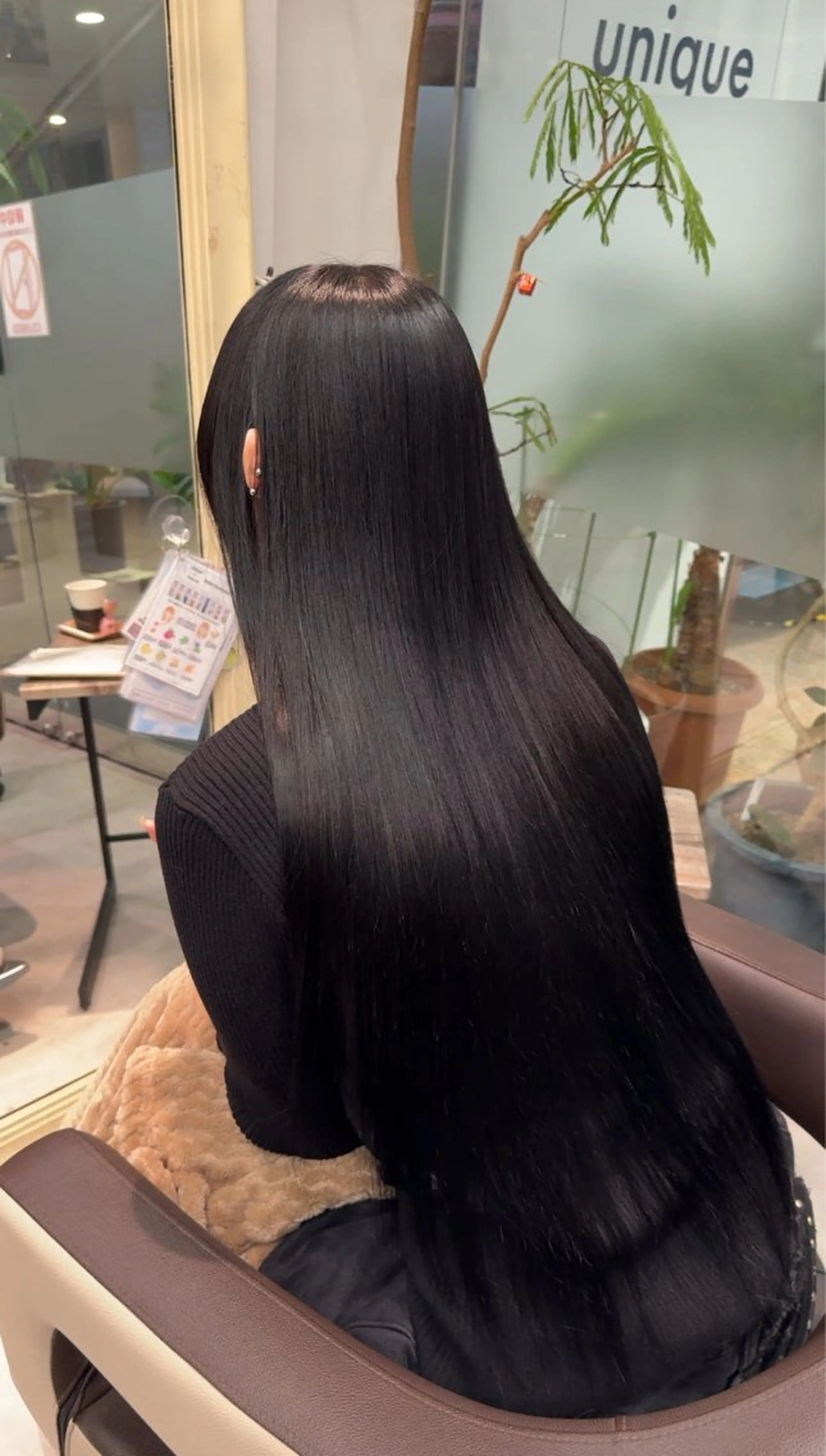 ロング カラー ヘアカラー 艶カラー/アレンジ/ ハイトーン/あみのヘアスタイル