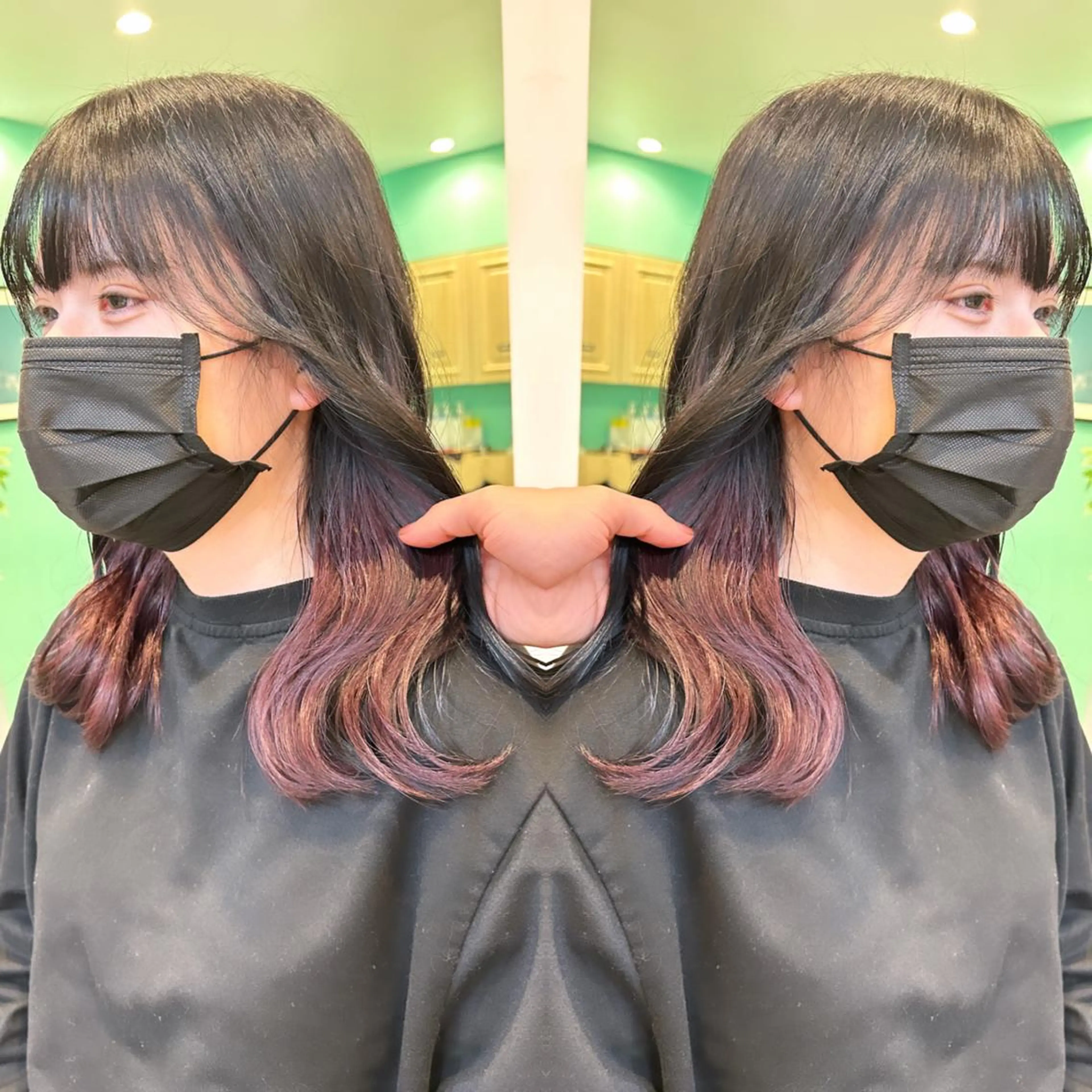 ミディアム カラー 神山 大樹✂︎宇都宮江曽島のヘアスタイル