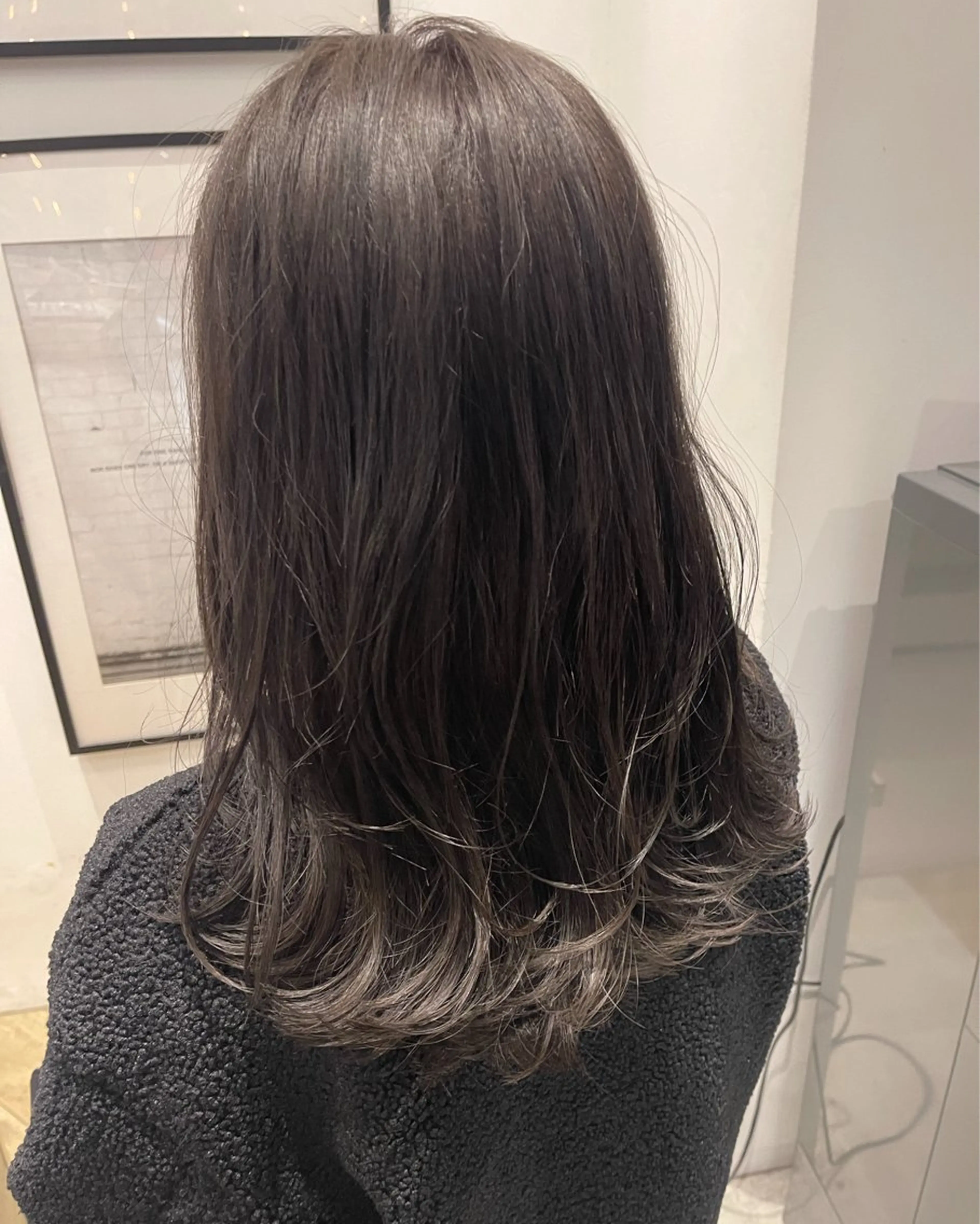 ロング カラー 塚本 昂のヘアスタイル