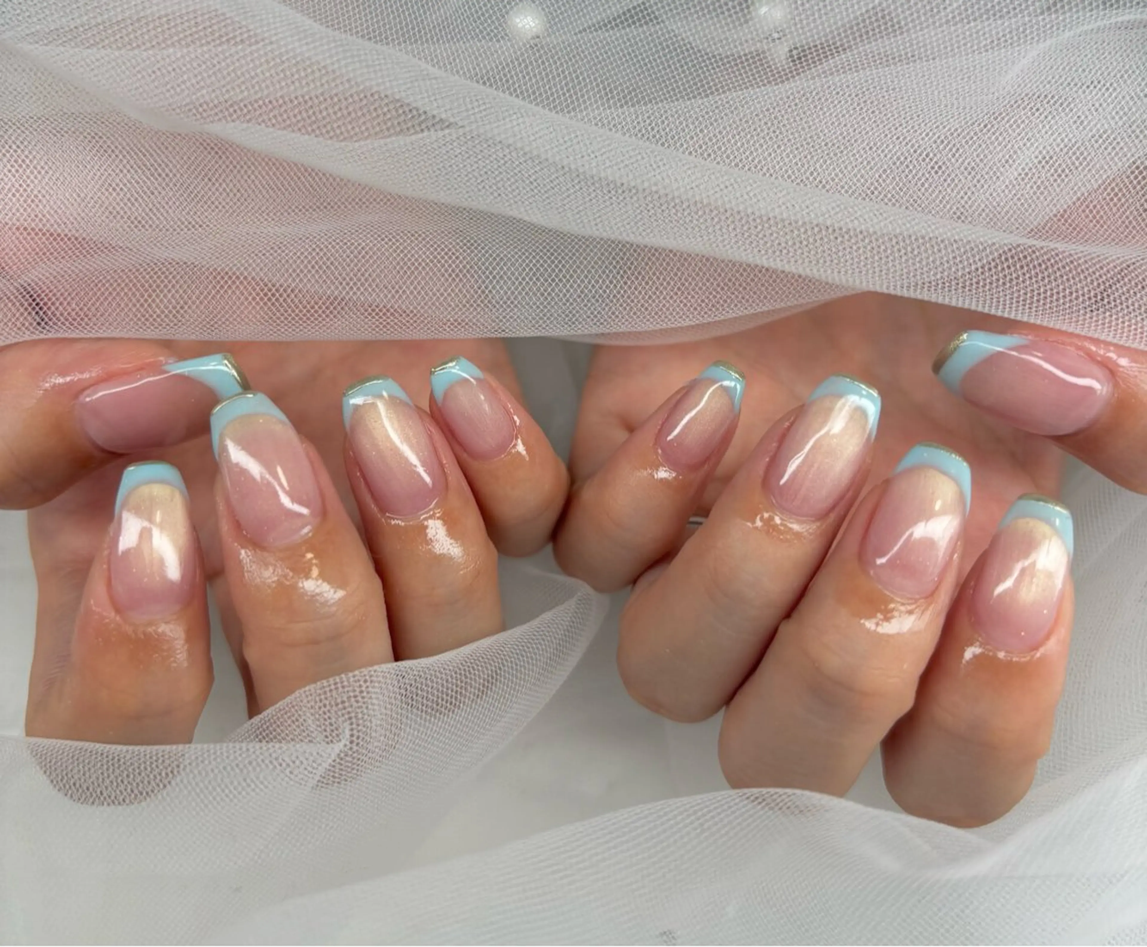 ネイル フレンチネイル マグネットネイル ハンドネイル NAILSALON ViViのネイルデザイン