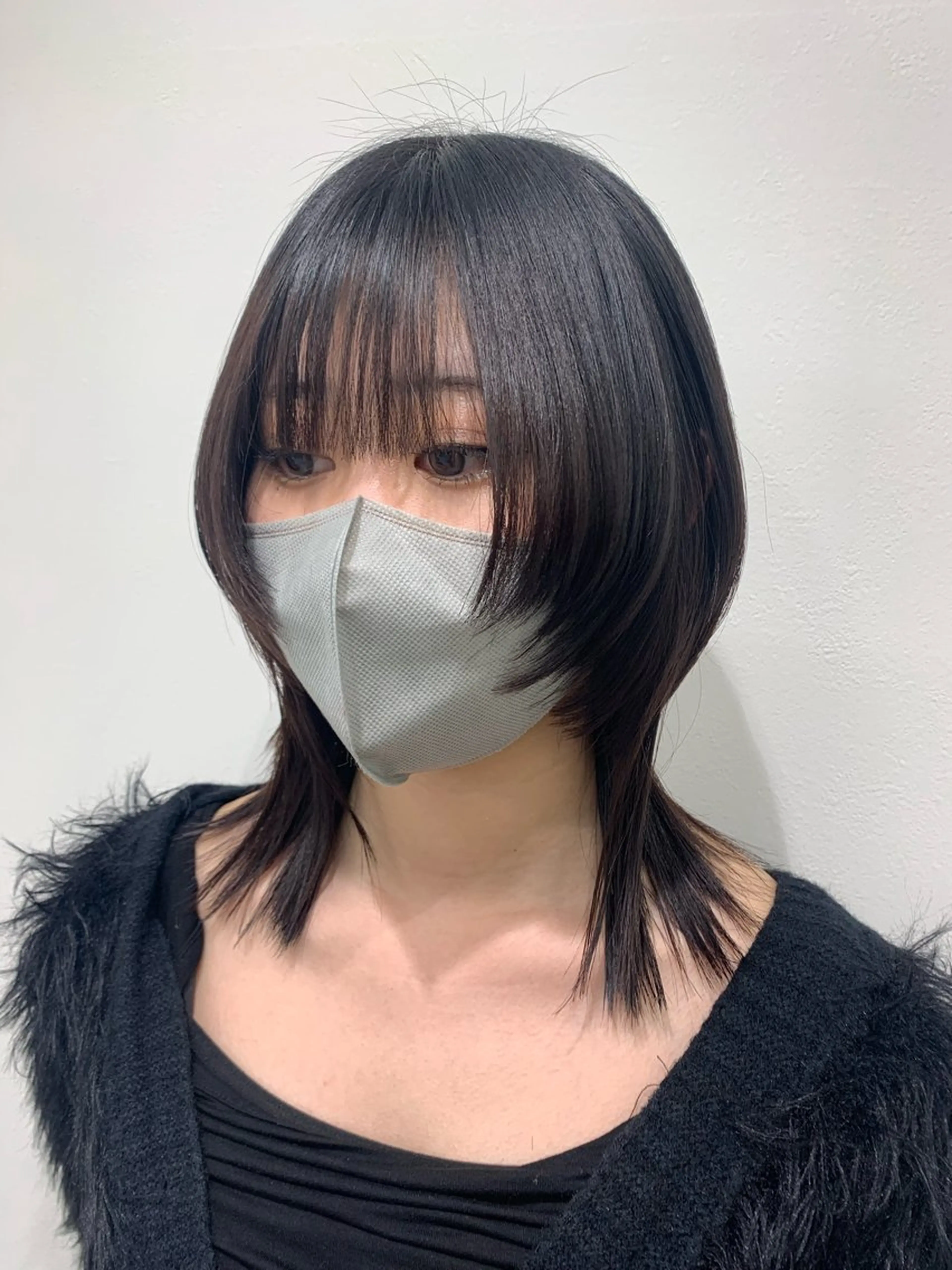 ミディアム ウルフカット Rina🪄 韓国風レイヤーcutのヘアスタイル