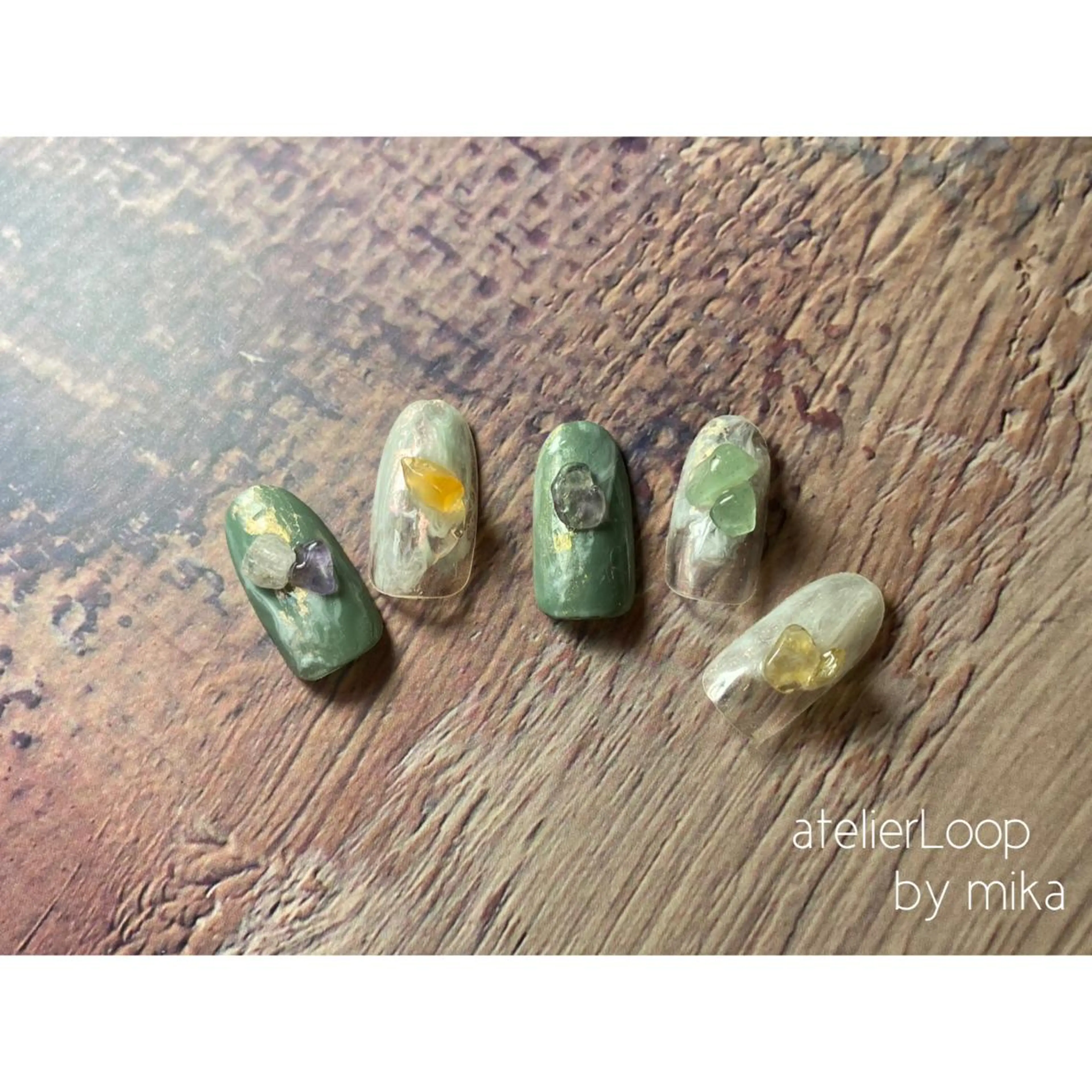 ネイル ワンカラーネイル atelierLoopbyshiho所属・atelier Loop♪MIKAのネイルデザイン