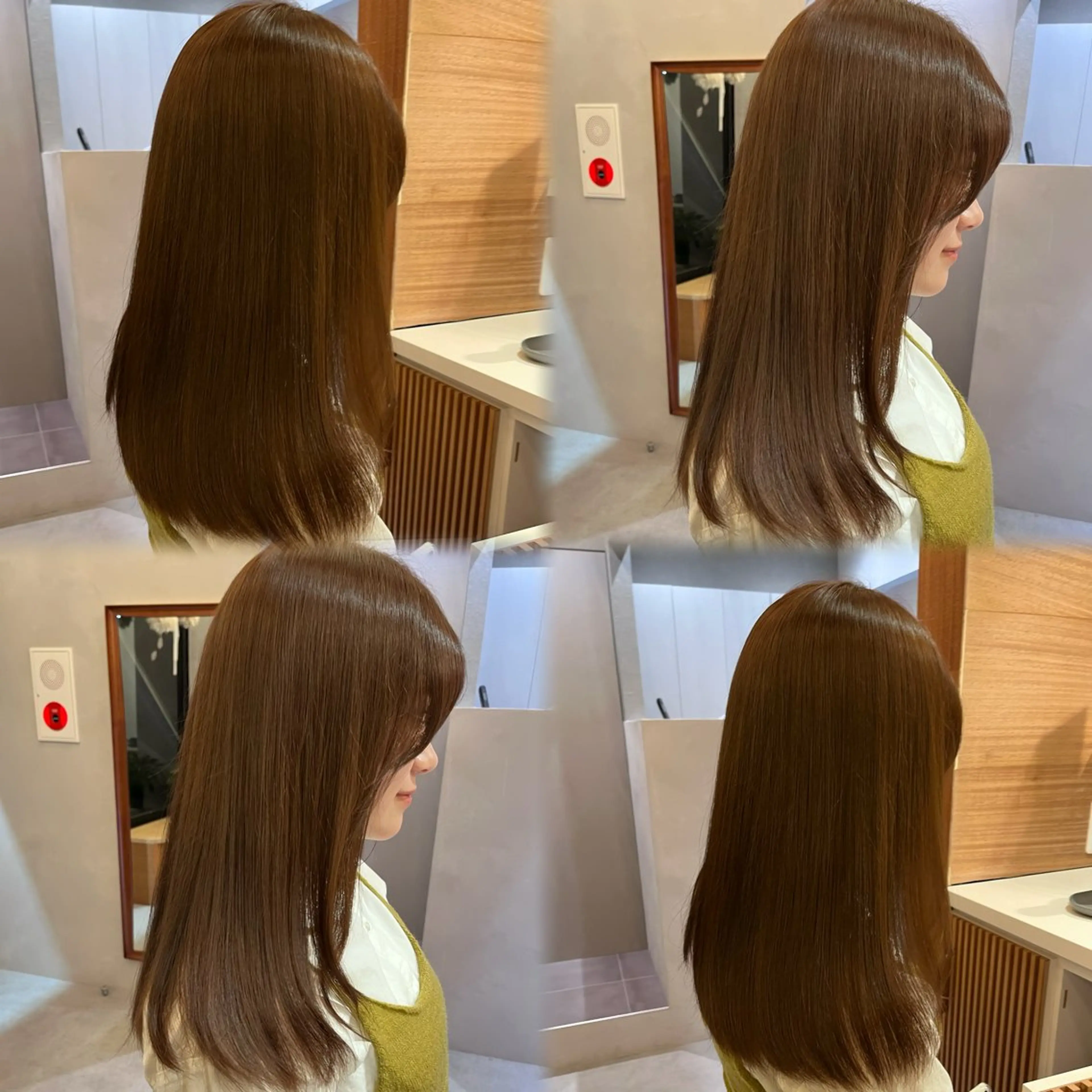 ミディアム レイヤーくびれヘア アレンジmanakaのヘアスタイル