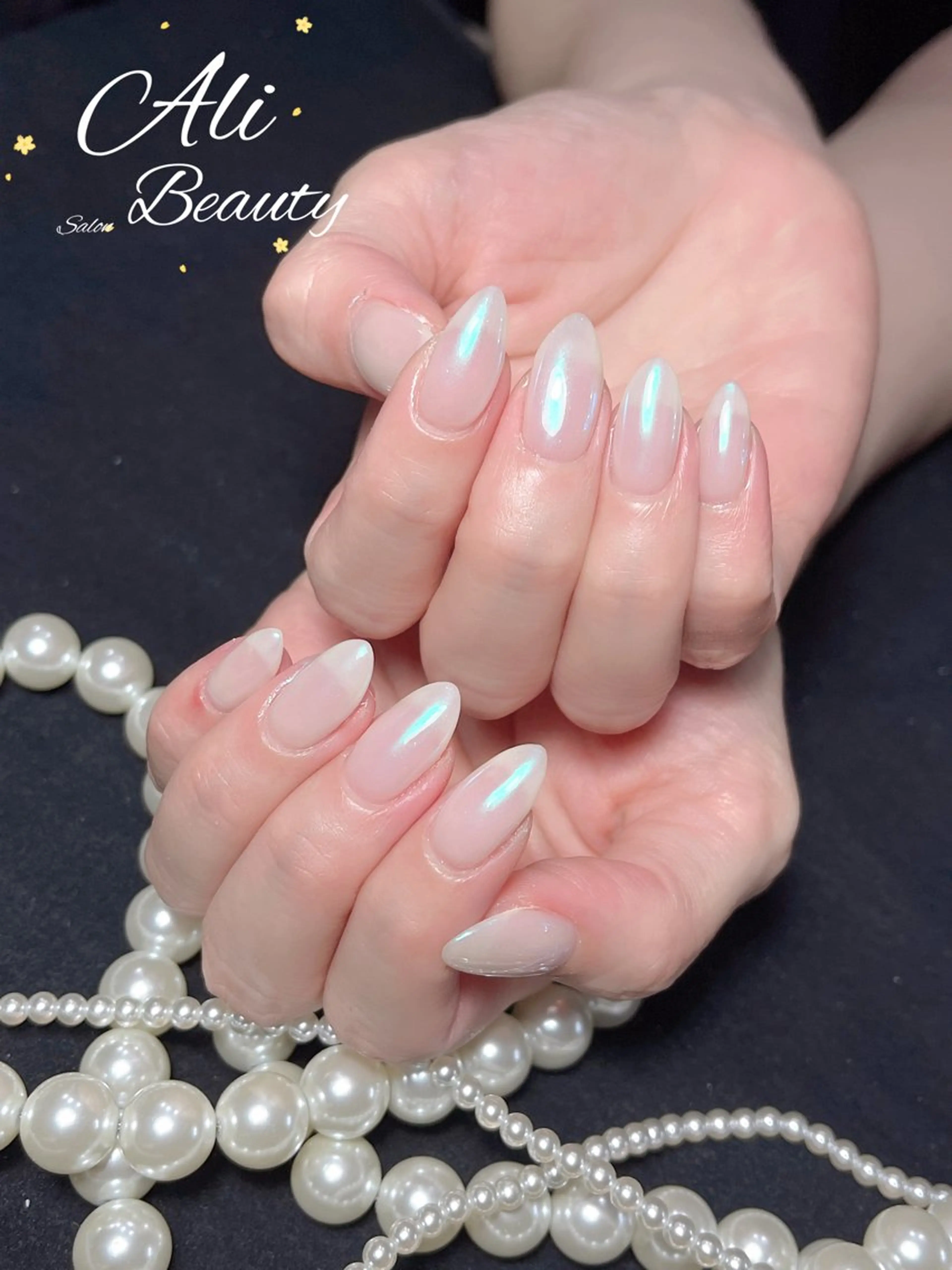 ネイル ミラーネイル ハンドネイル Ali 新小岩 ネイル専門のネイルデザイン