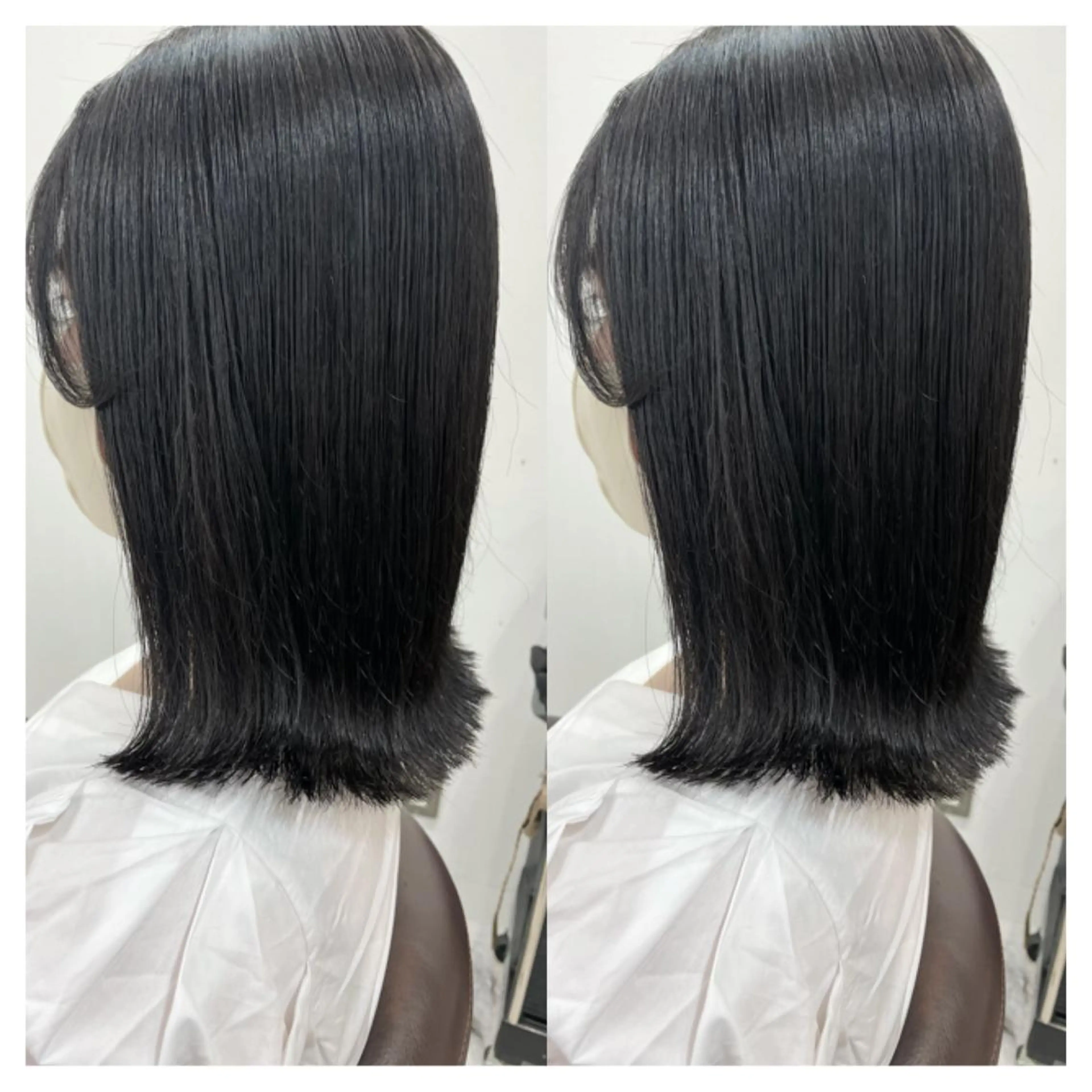 ミディアム カラー カット ヘアカラー トリートメント 村山 茉衣のヘアスタイル