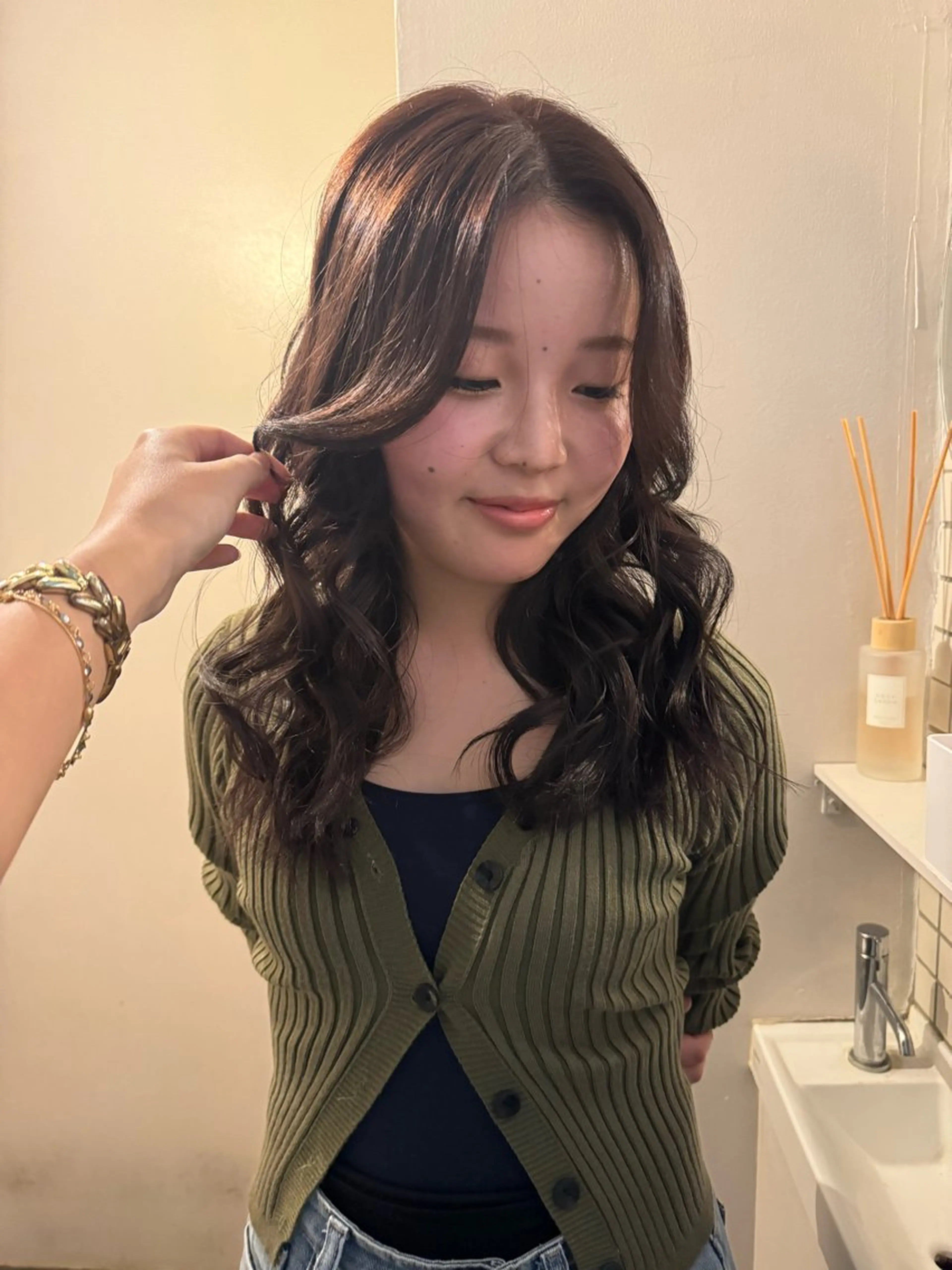 セミロング カラー 海外風/暖色🧡 /Unaのヘアスタイル