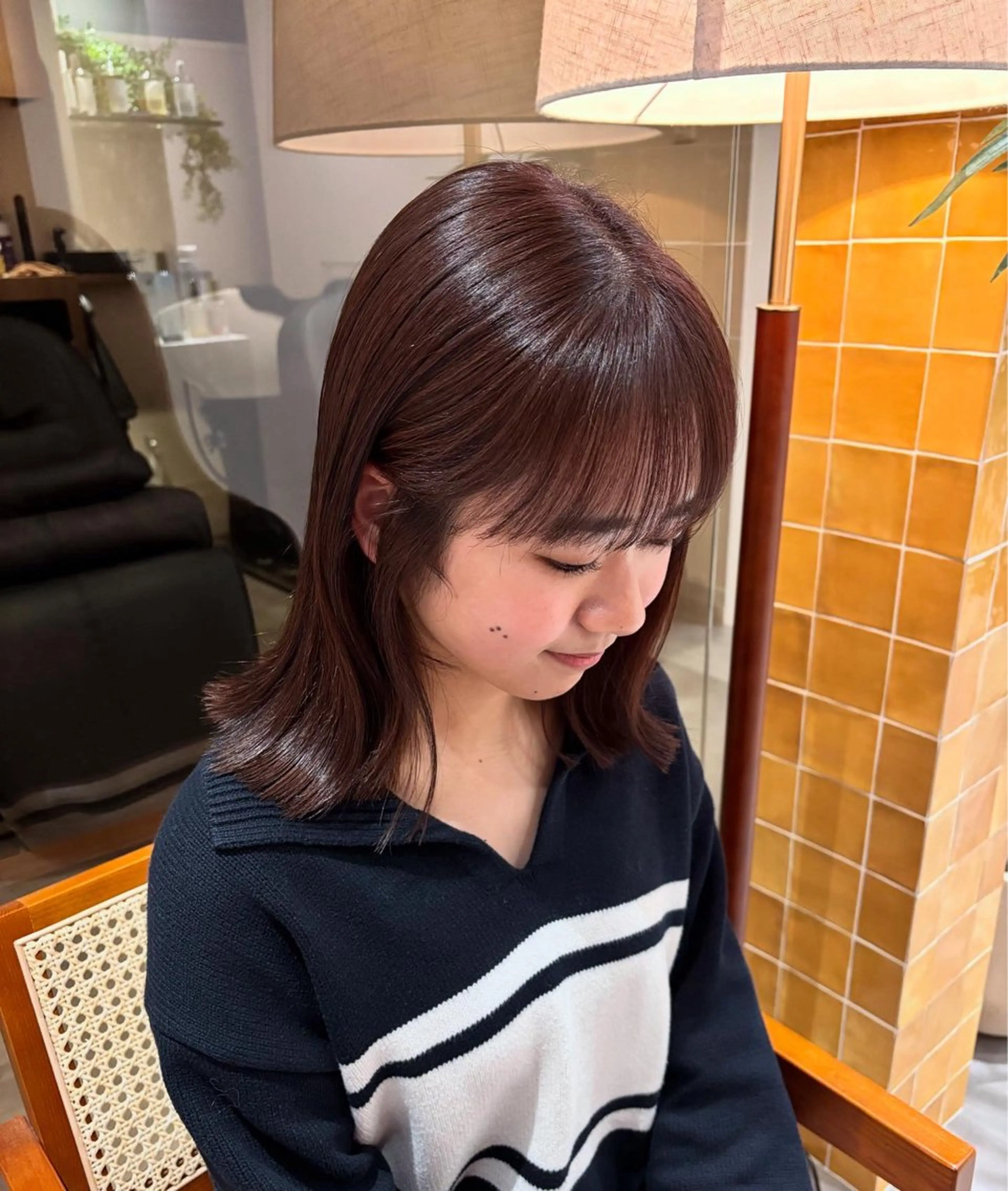 ミディアム ヘアカラー トリートメント 透明感✨女性特化💙 chihiroのヘアスタイル