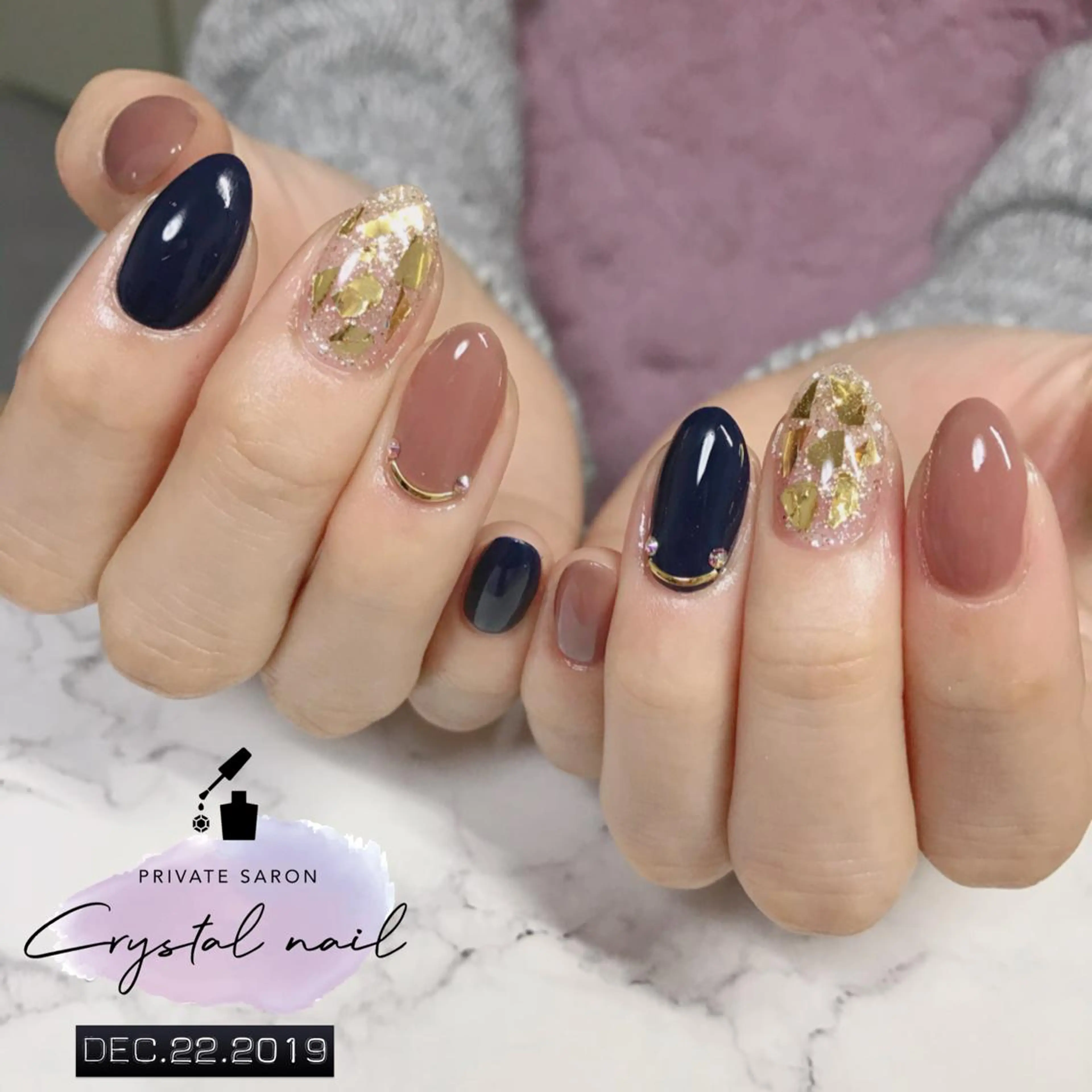 ネイル シンプルネイル ハンドネイル SCENERY NAILのネイルデザイン