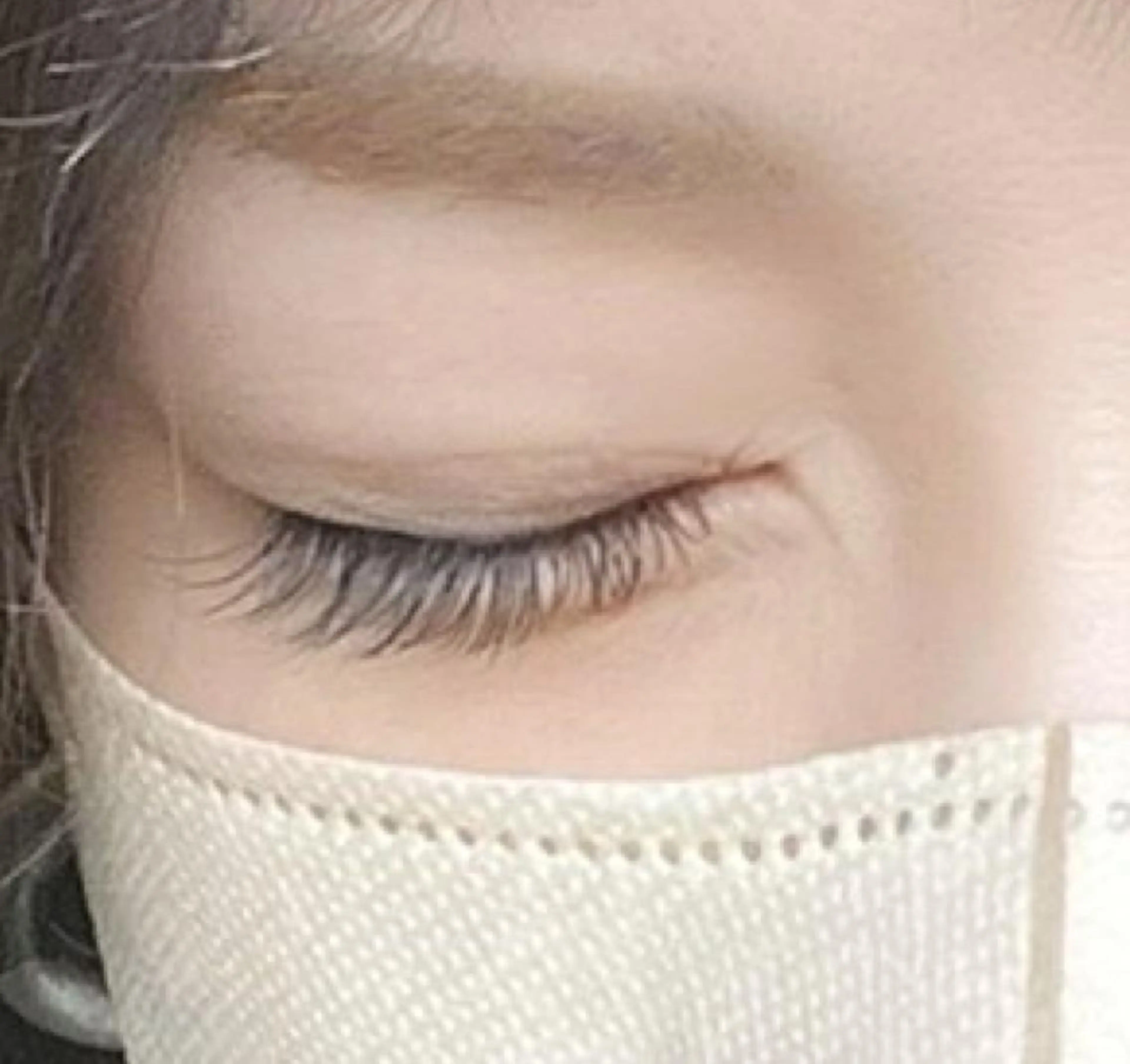 最高級フラットラッシュ上マツエク100本の写真