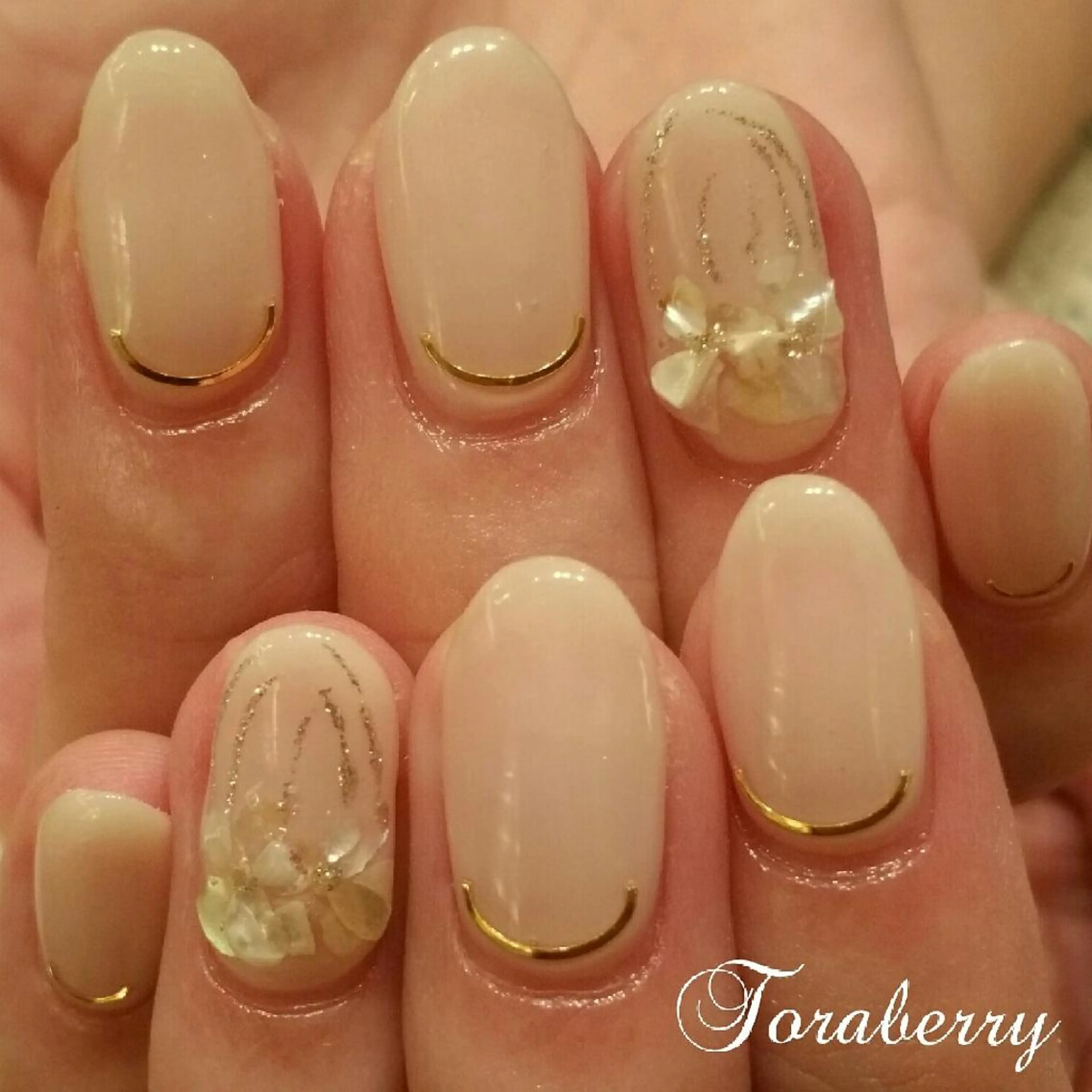 ネイル フラワーネイル ハンドネイル ネイリスト なつみのネイルデザイン