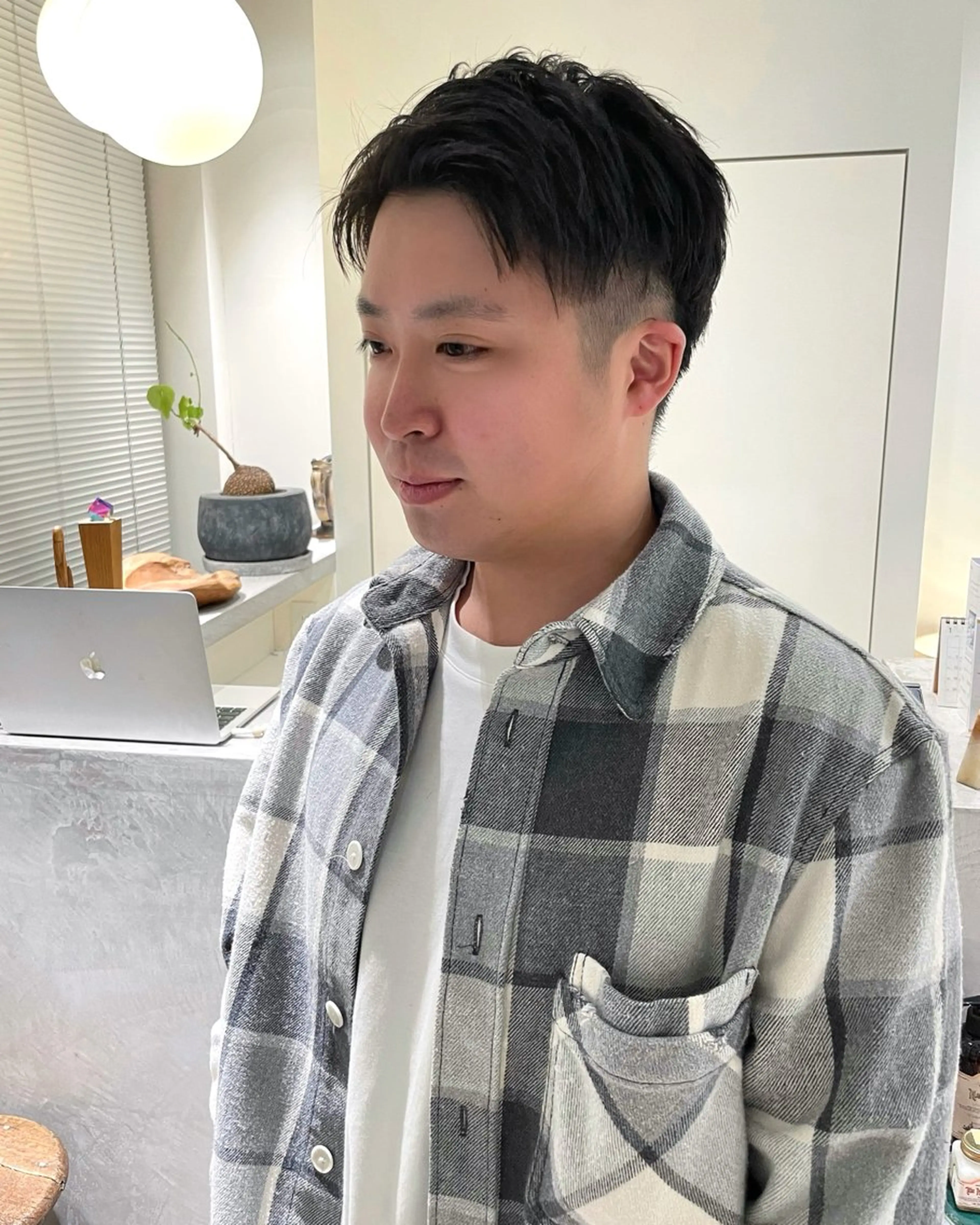 メンズ カット 林 千聖のヘアスタイル