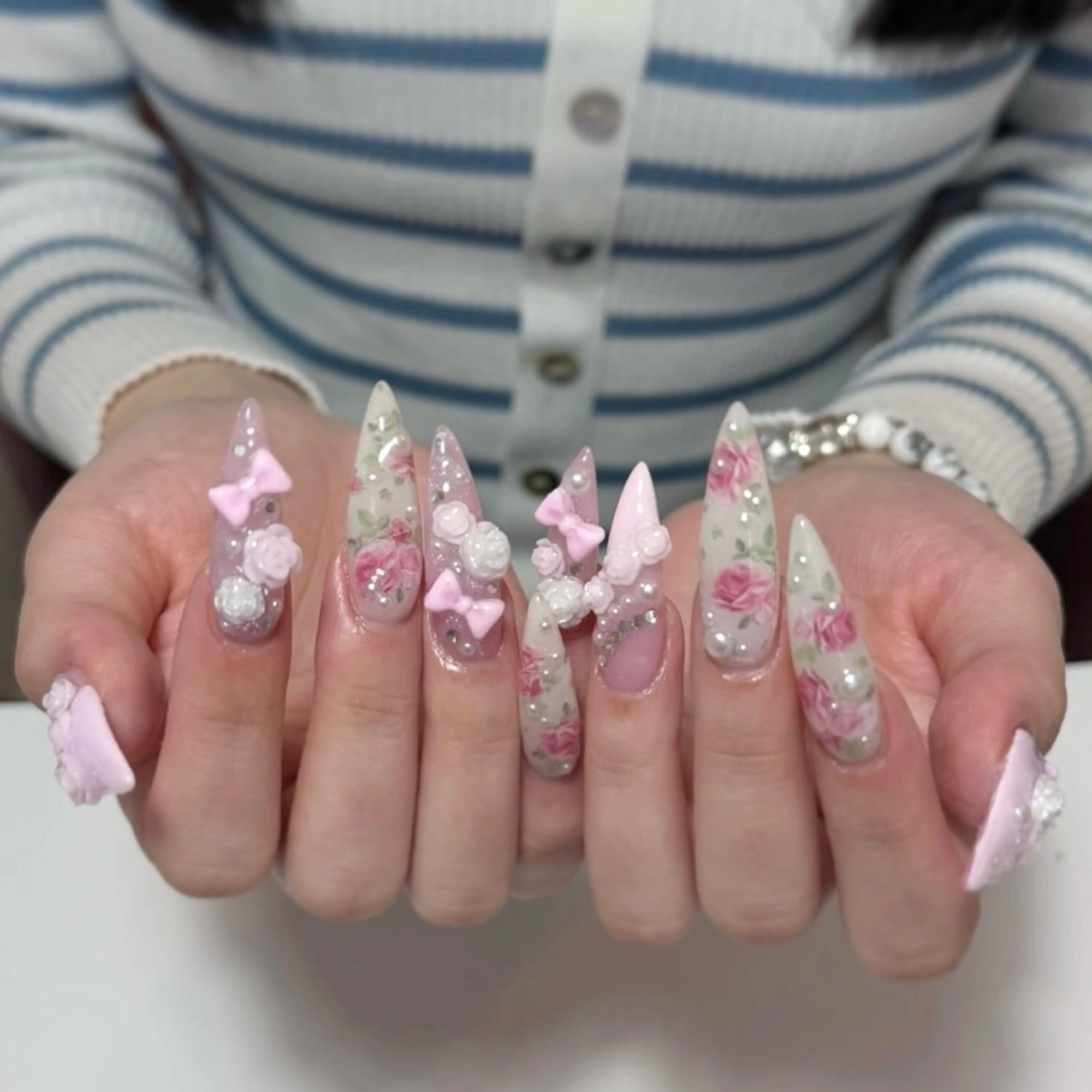 ネイル ハンドネイル GreenNail salonパラジェルのネイルデザイン