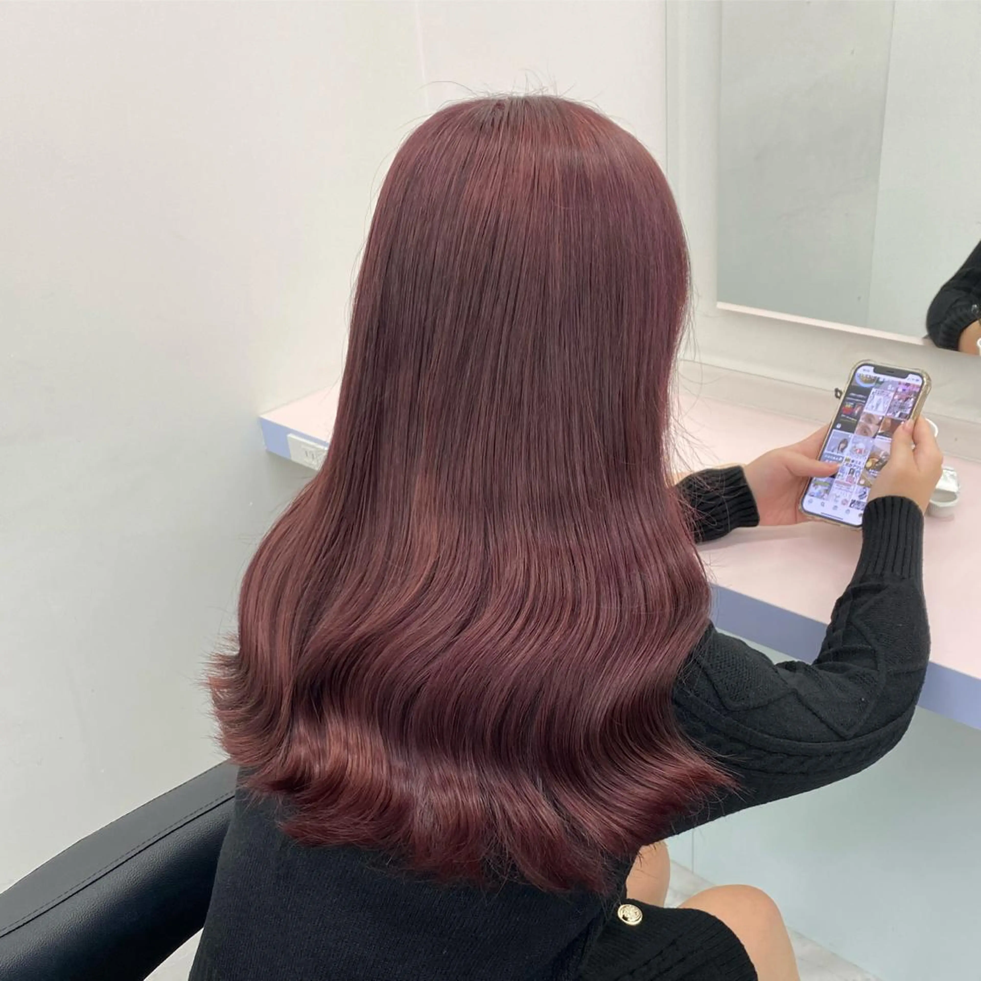 ロング ヘアカラー トリートメント ヘアセット 🥀社内技術講師🥀 稲場皓一のヘアスタイル