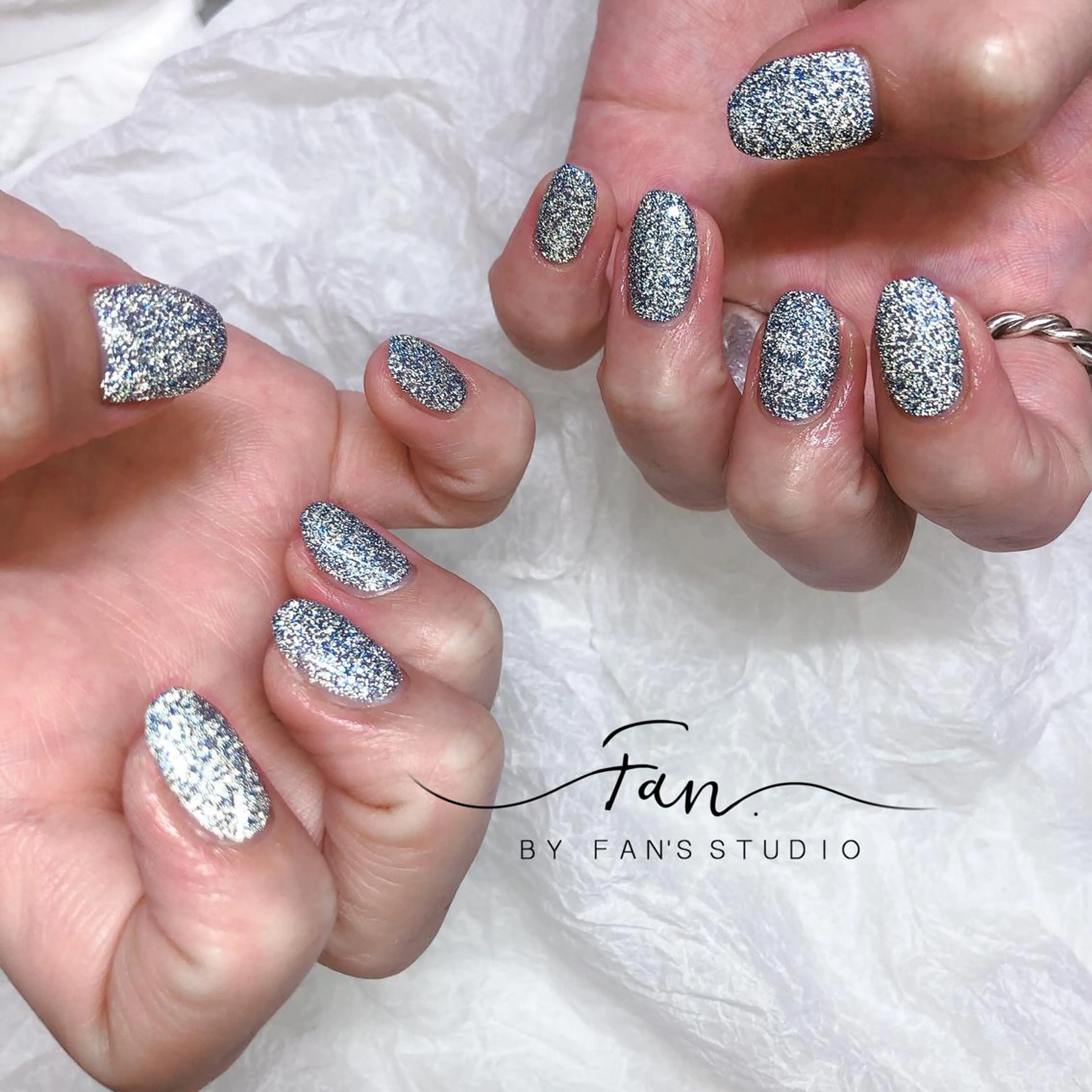 【オフ込み】🧡フラッシュネイル 🧡2色までの写真