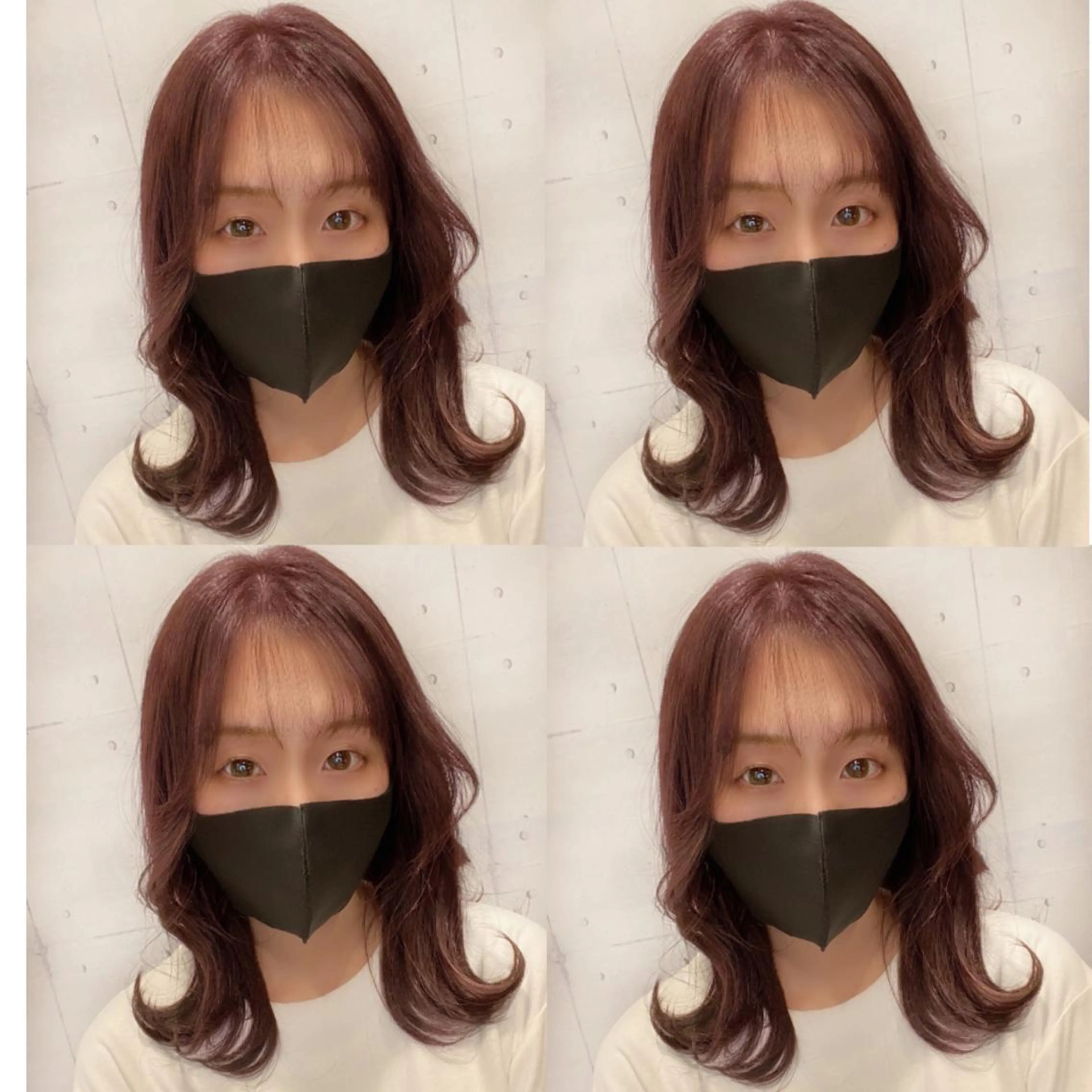 ミディアム カラー 韓国風ヘア 韓・中華美女ヘア 🇰🇷×🇨🇳のヘアスタイル