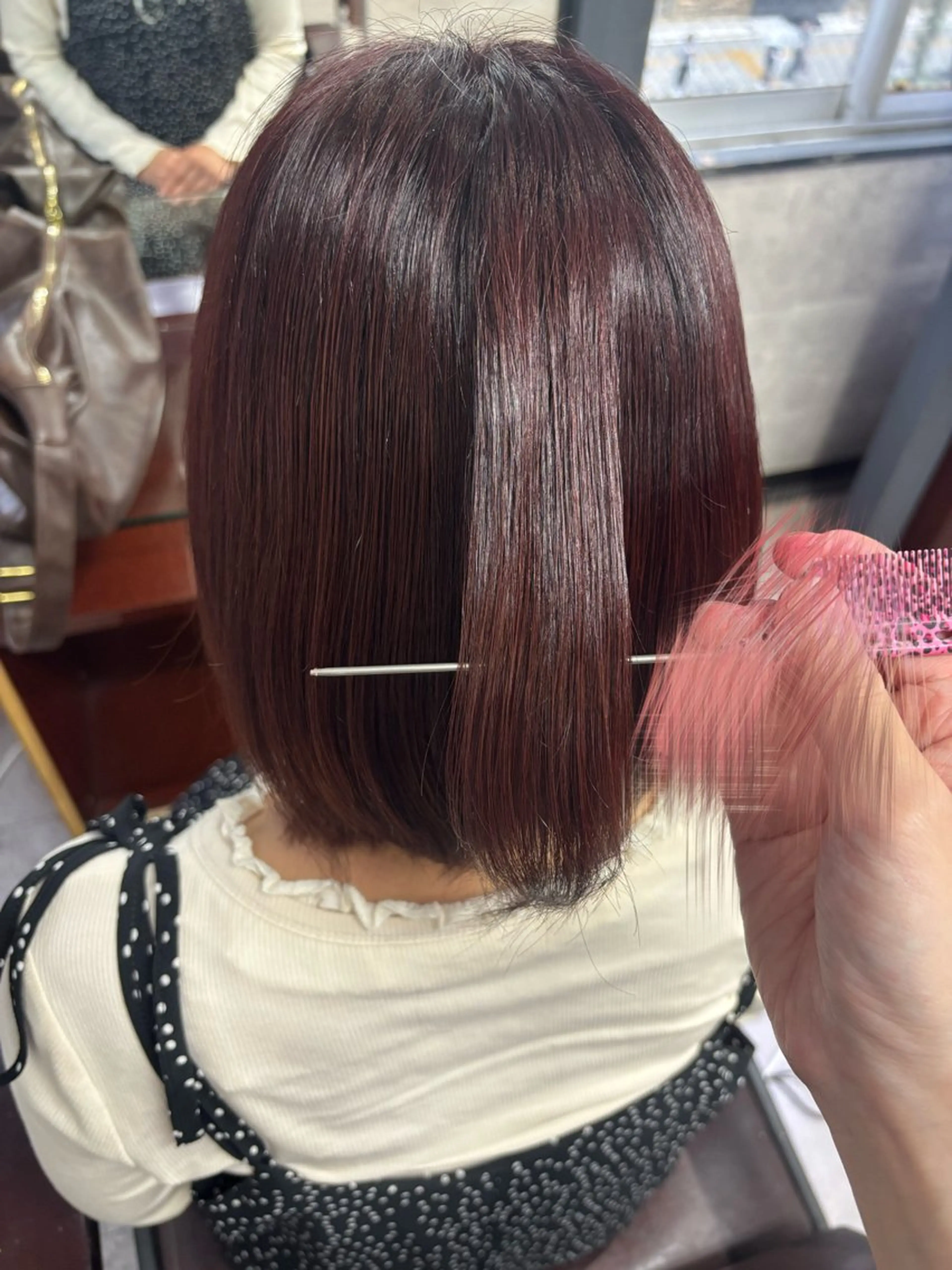 ショート カラー ブラウンカラー レッドカラー レッドブラウン ヘアカラー OZ 梅田店／ ユウリのヘアスタイル